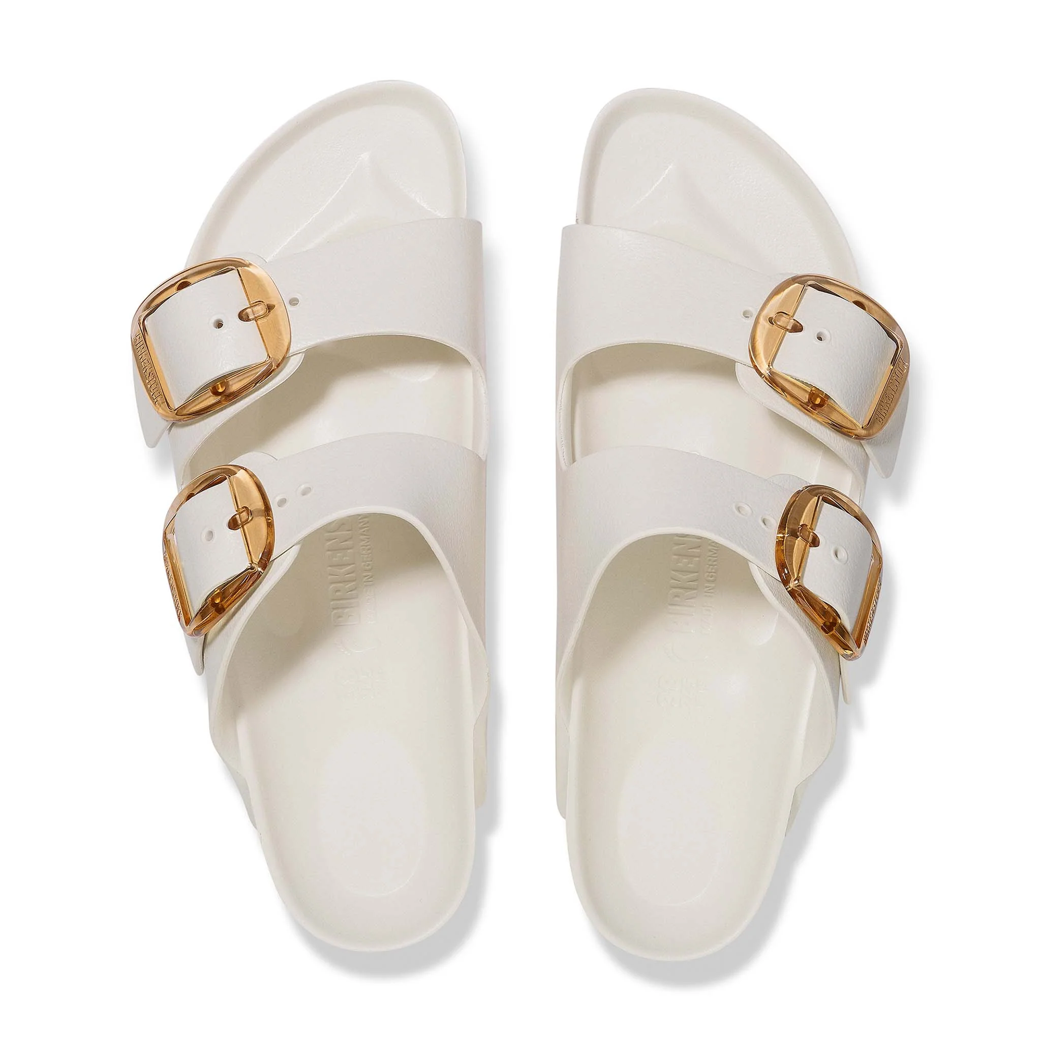 Arizona Big Buckle Eva Sandals in Eggshell - Image 3