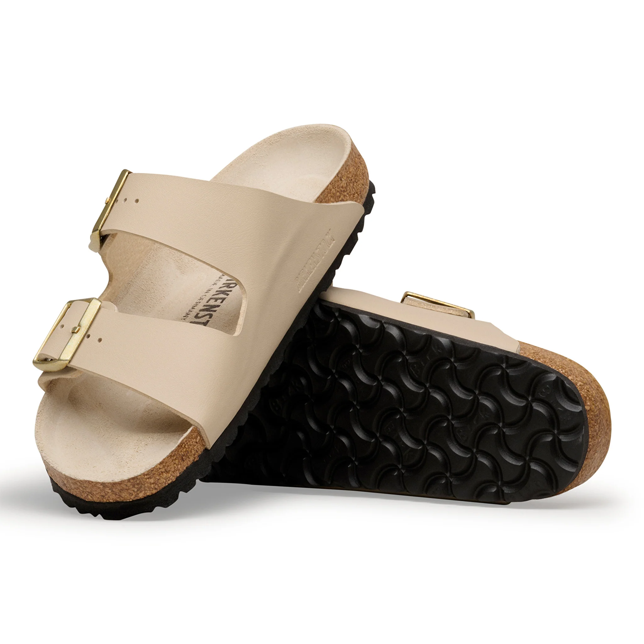 Women's Arizona Birkibuc Sandals in Sand Castle Tonal - Image 3
