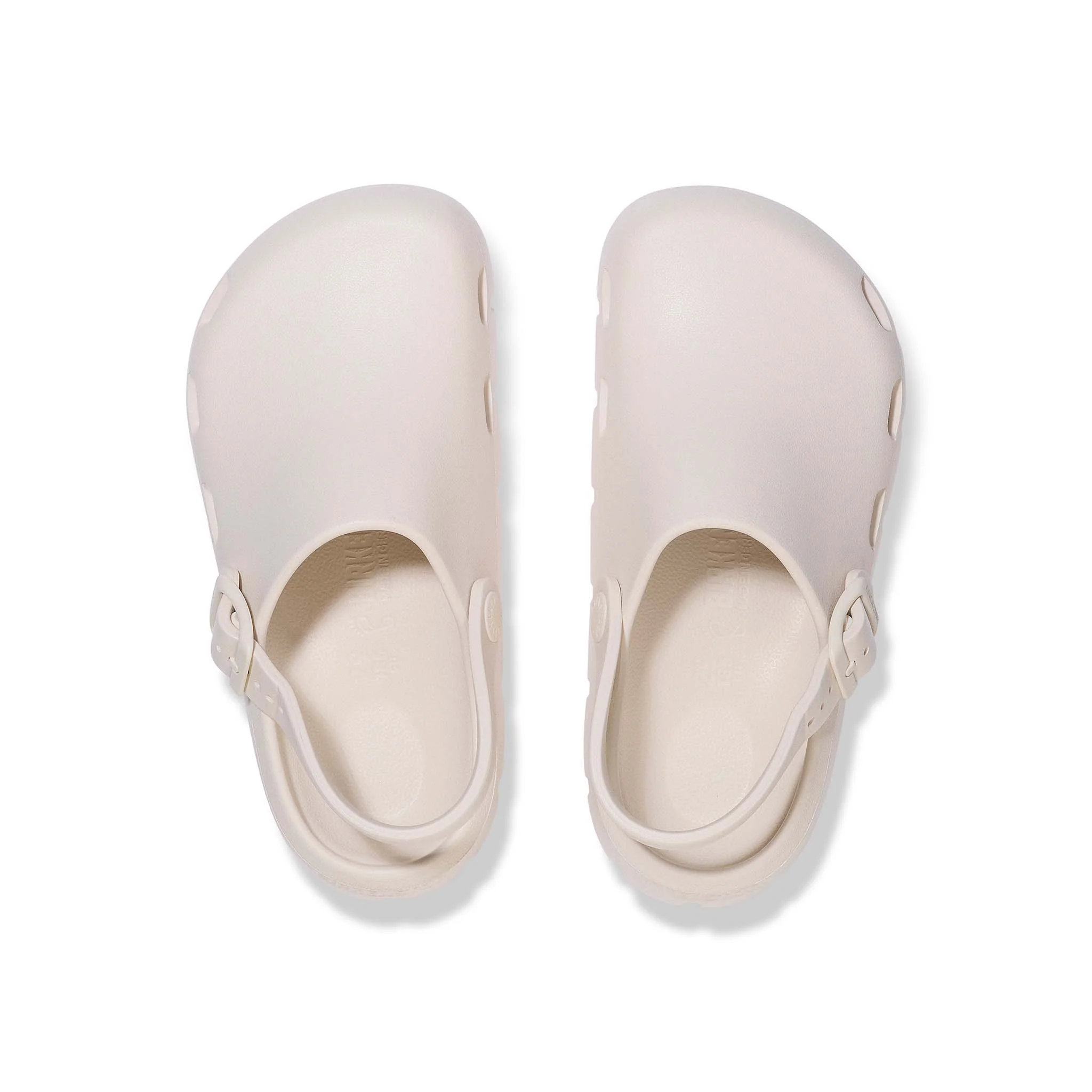 Youth Birki Flow EVA Slip-On Shoes in Eggshell - Image 2