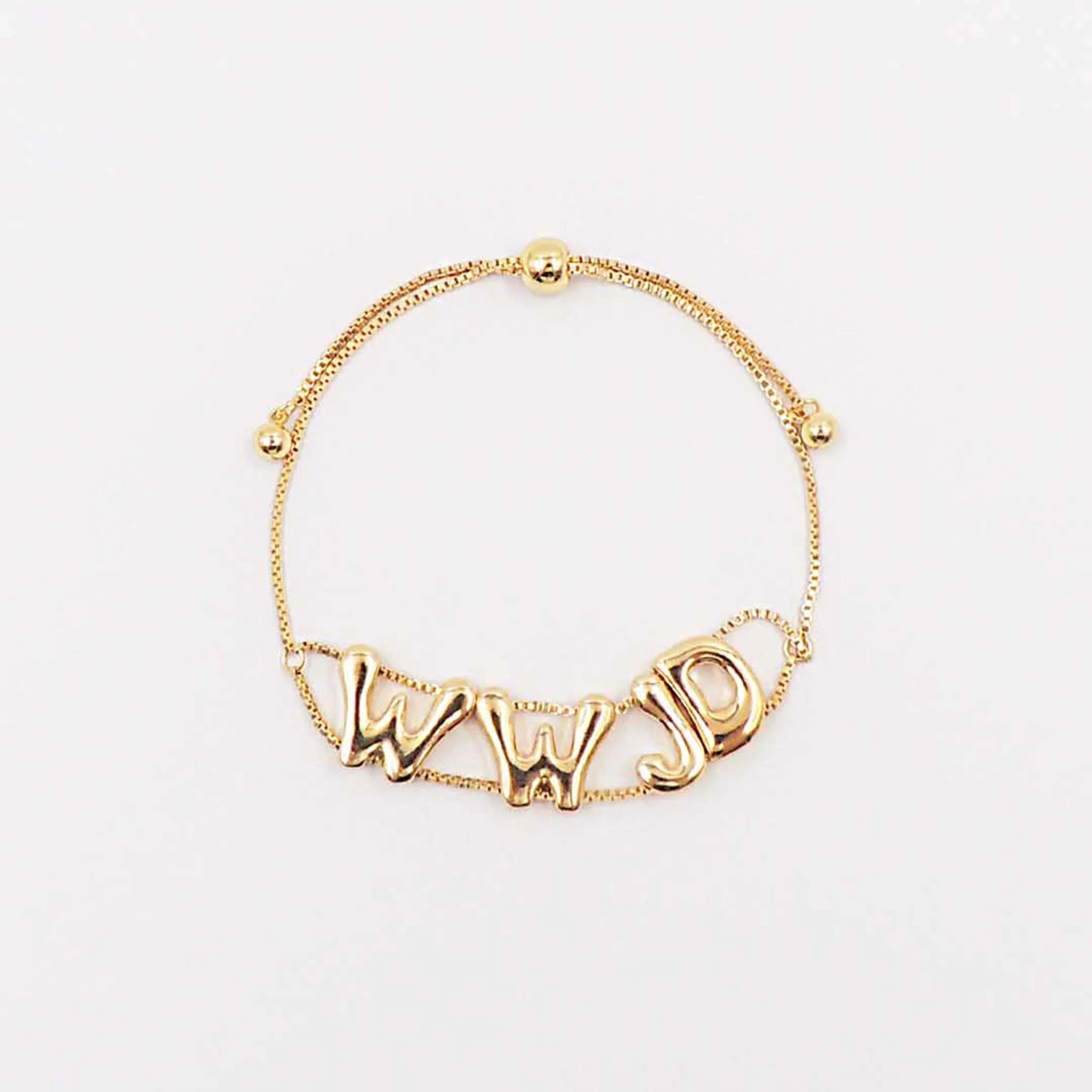 WWJD Bubble Bracelet