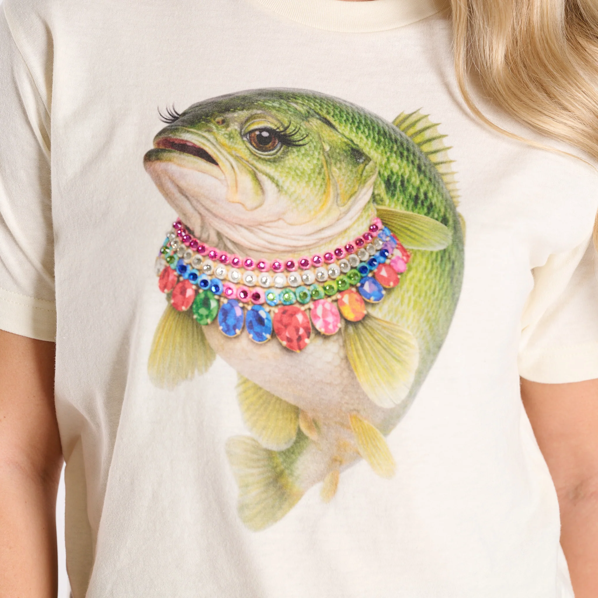 Bejeweled Bass Short Sleeve T-Shirt - Image 2