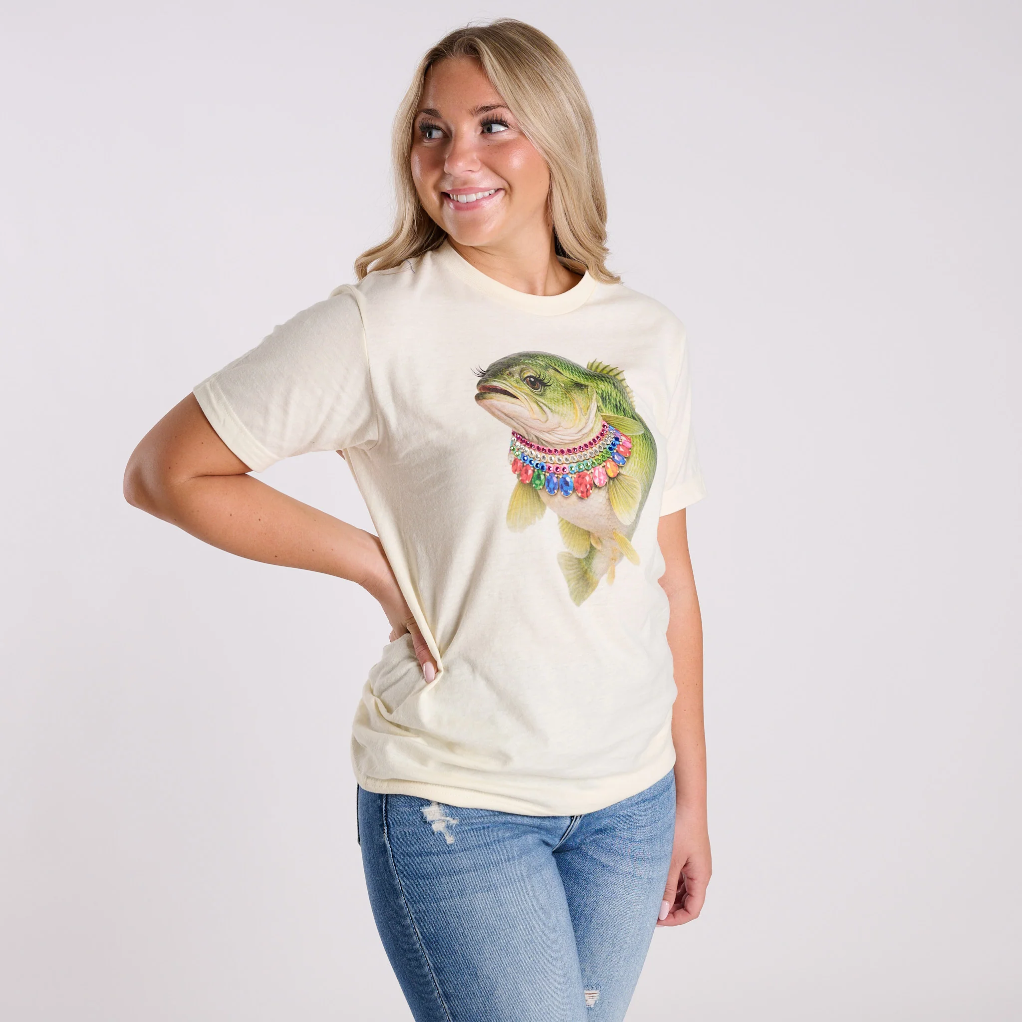 Bejeweled Bass Short Sleeve T-Shirt - Image 3