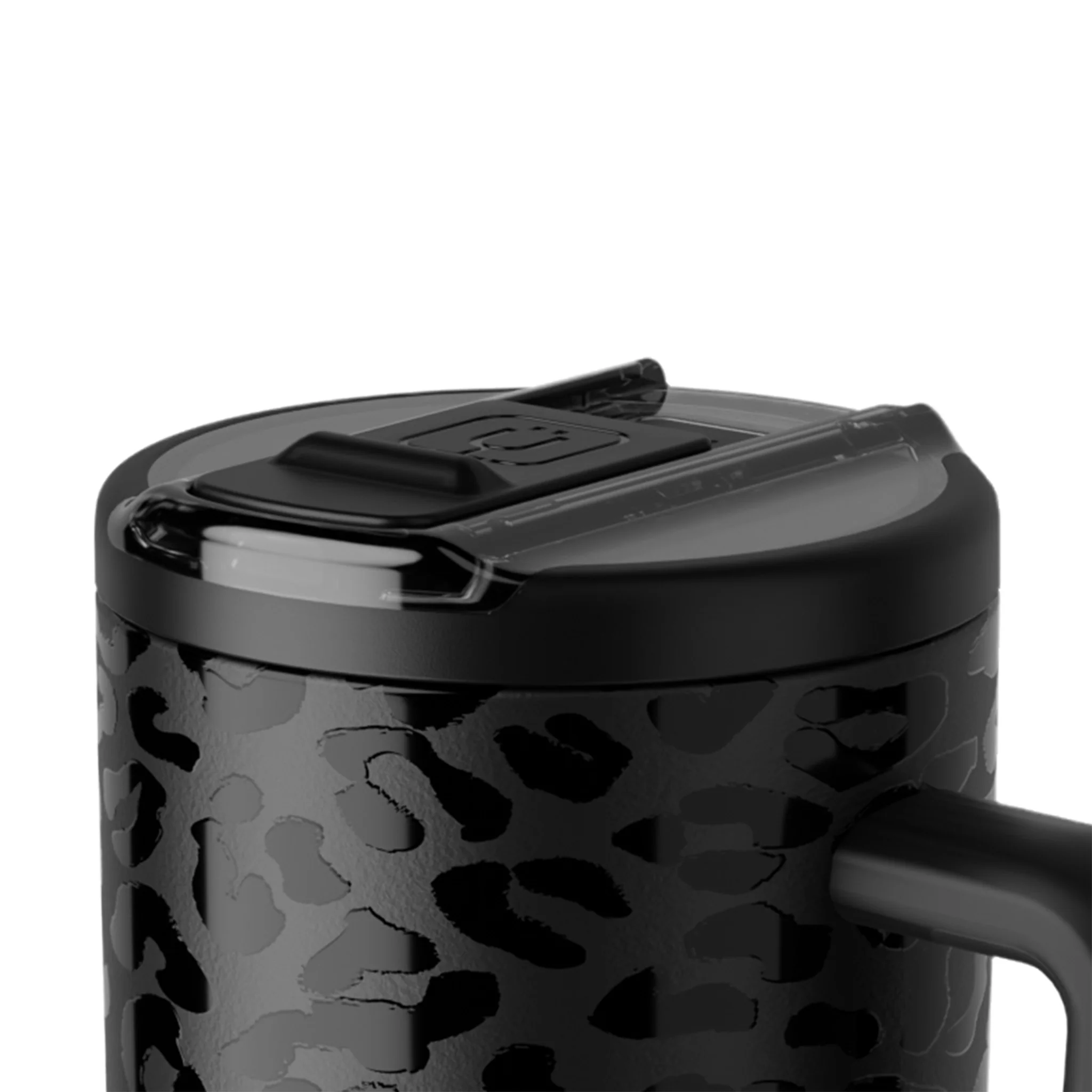 30oz Era Flip Handled Tumbler in Onyx Leopard - Image 3