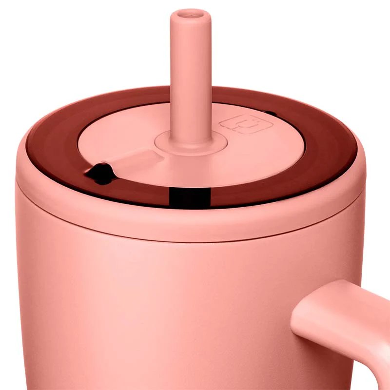 40oz Era Handled Tumbler in Guava - Image 2