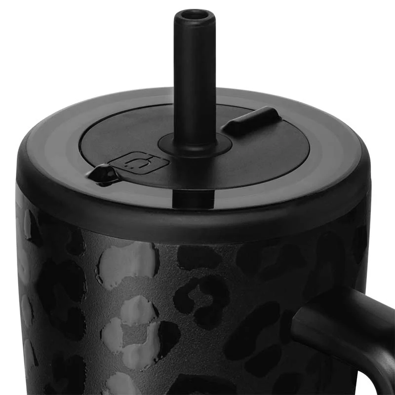 40oz Era Handled Tumbler in Onyx Leopard - Image 2