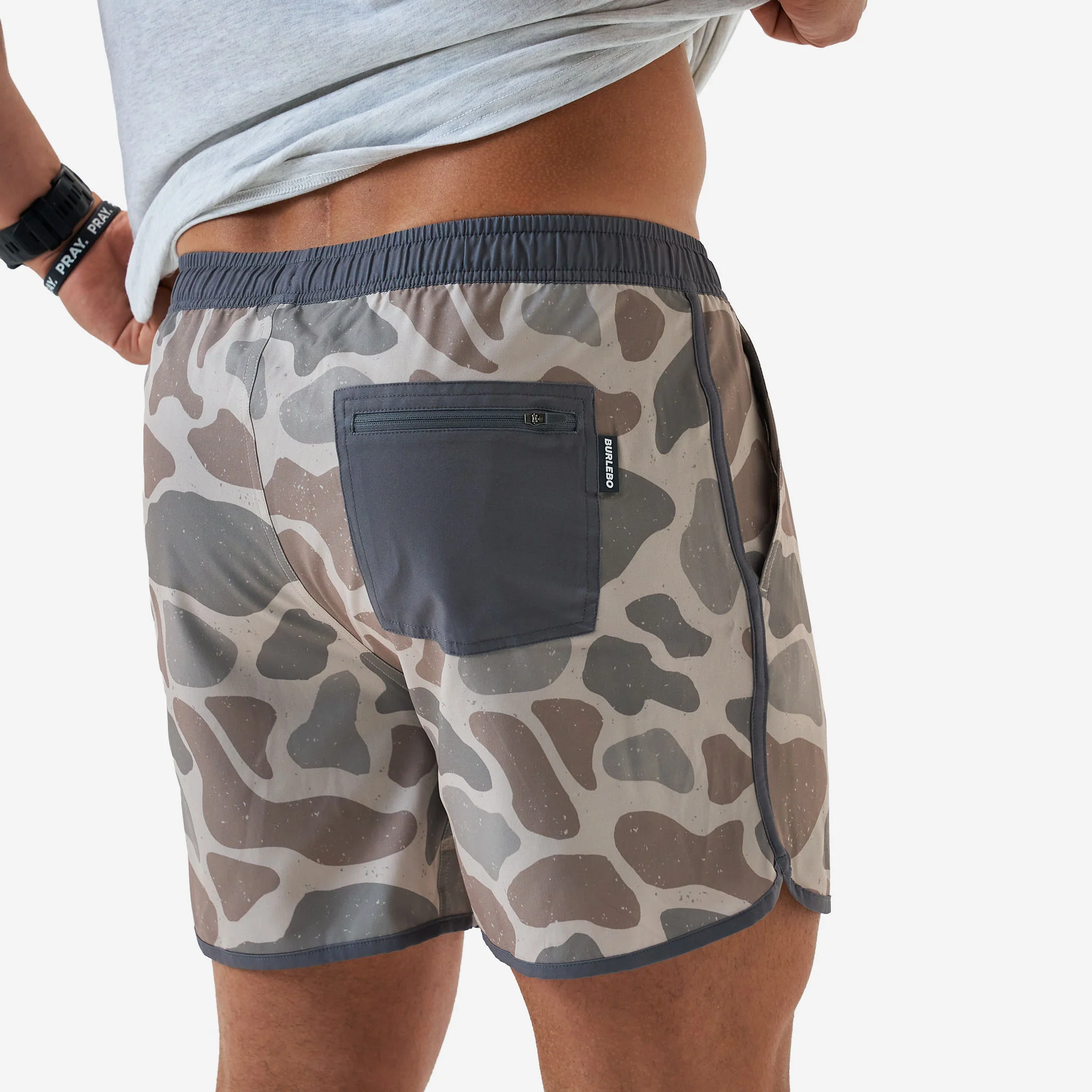 5 Inch Lined Swim Shorts in Jumbo Deer Camo - Image 4