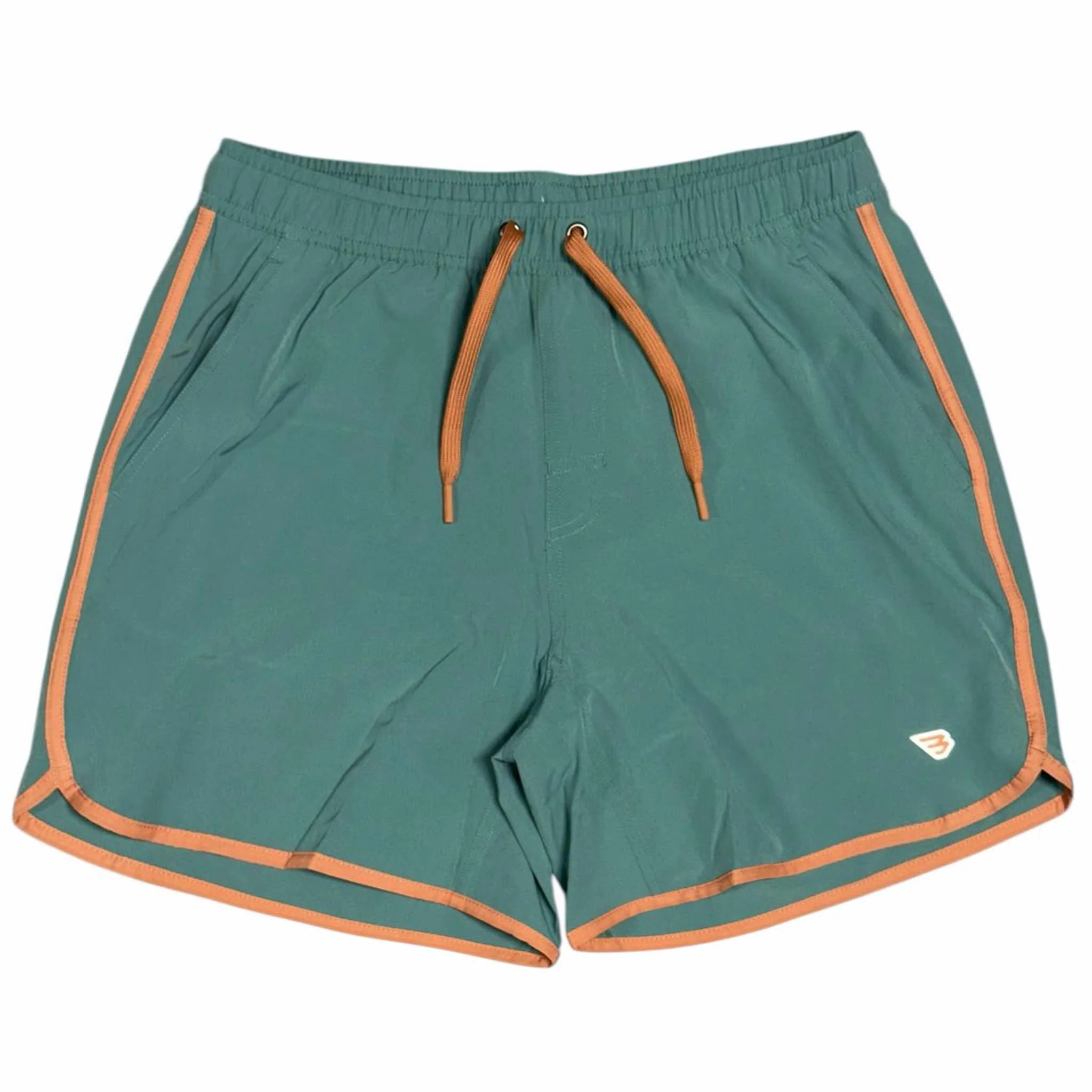 5 Inch Lined Swim Shorts in Saltwater Teal