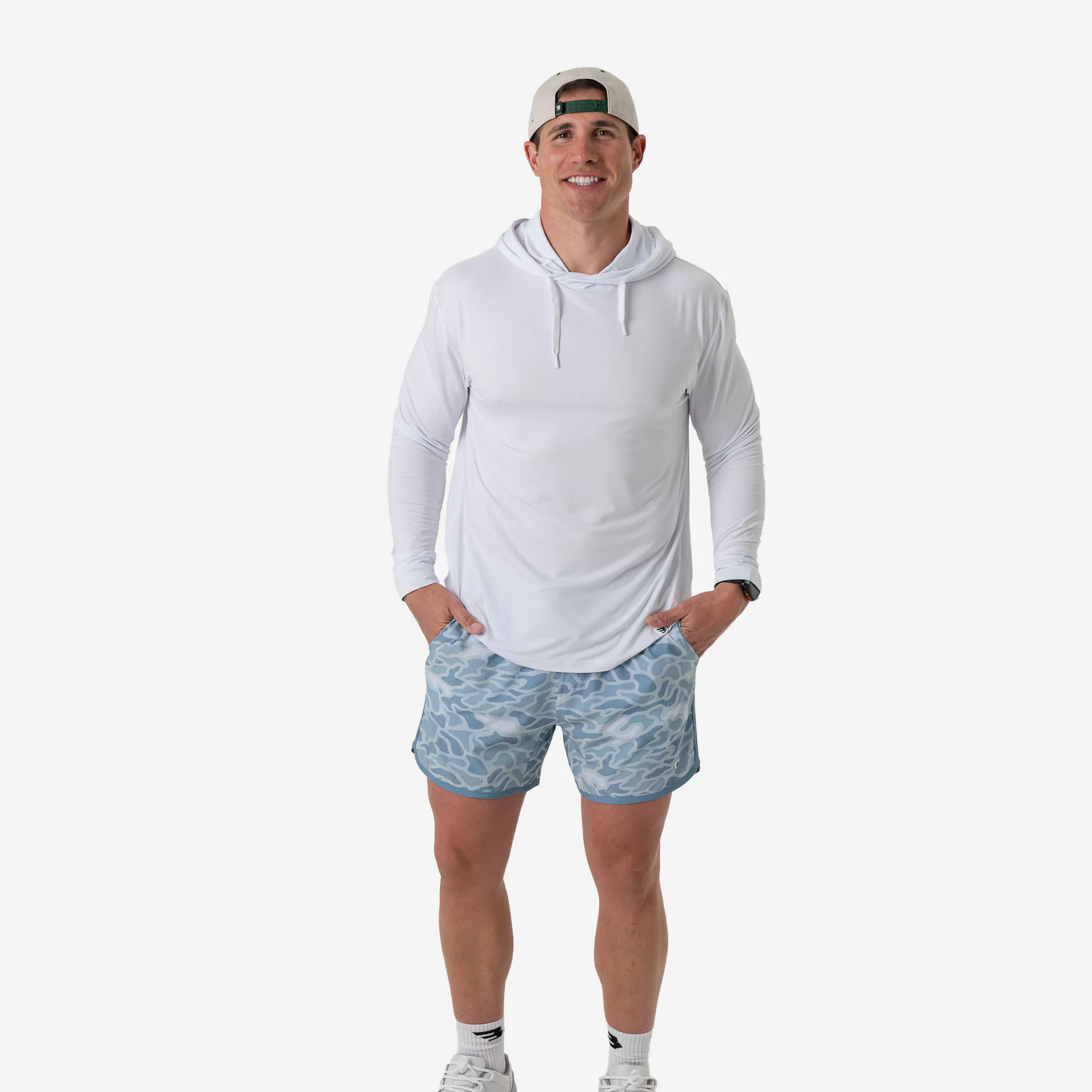 5 Inch Swim Shorts in Seaside Camo - Image 4