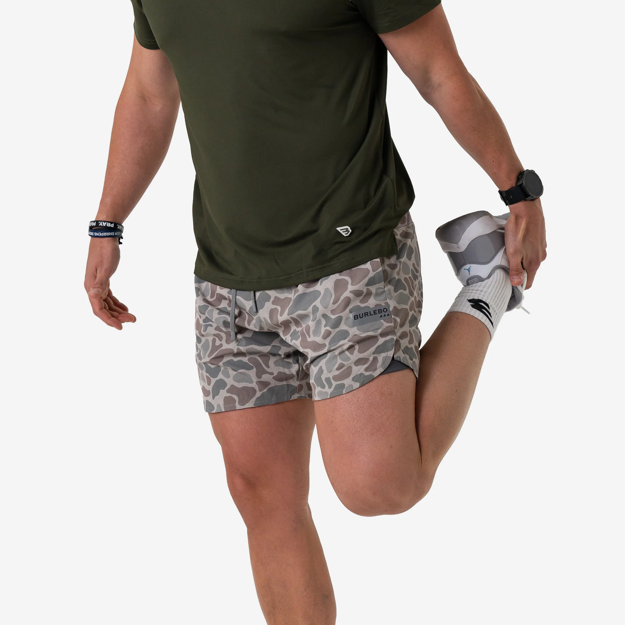 5 Inch Training Shorts in Classic Deer Camo - Image 3