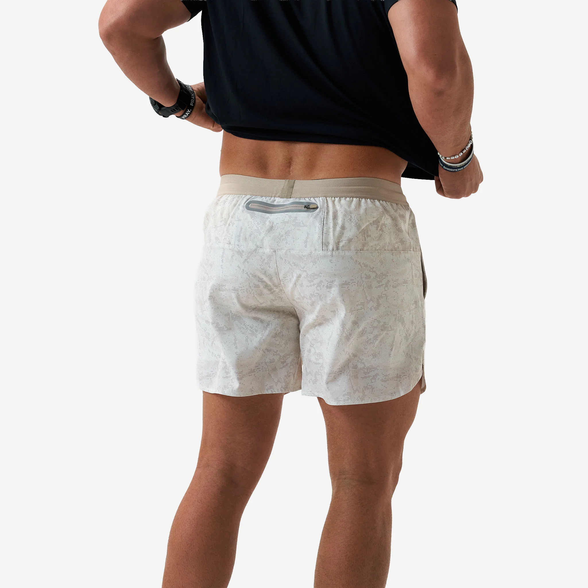 5 Inch Training Shorts in Digi Camo Ivory - Image 4