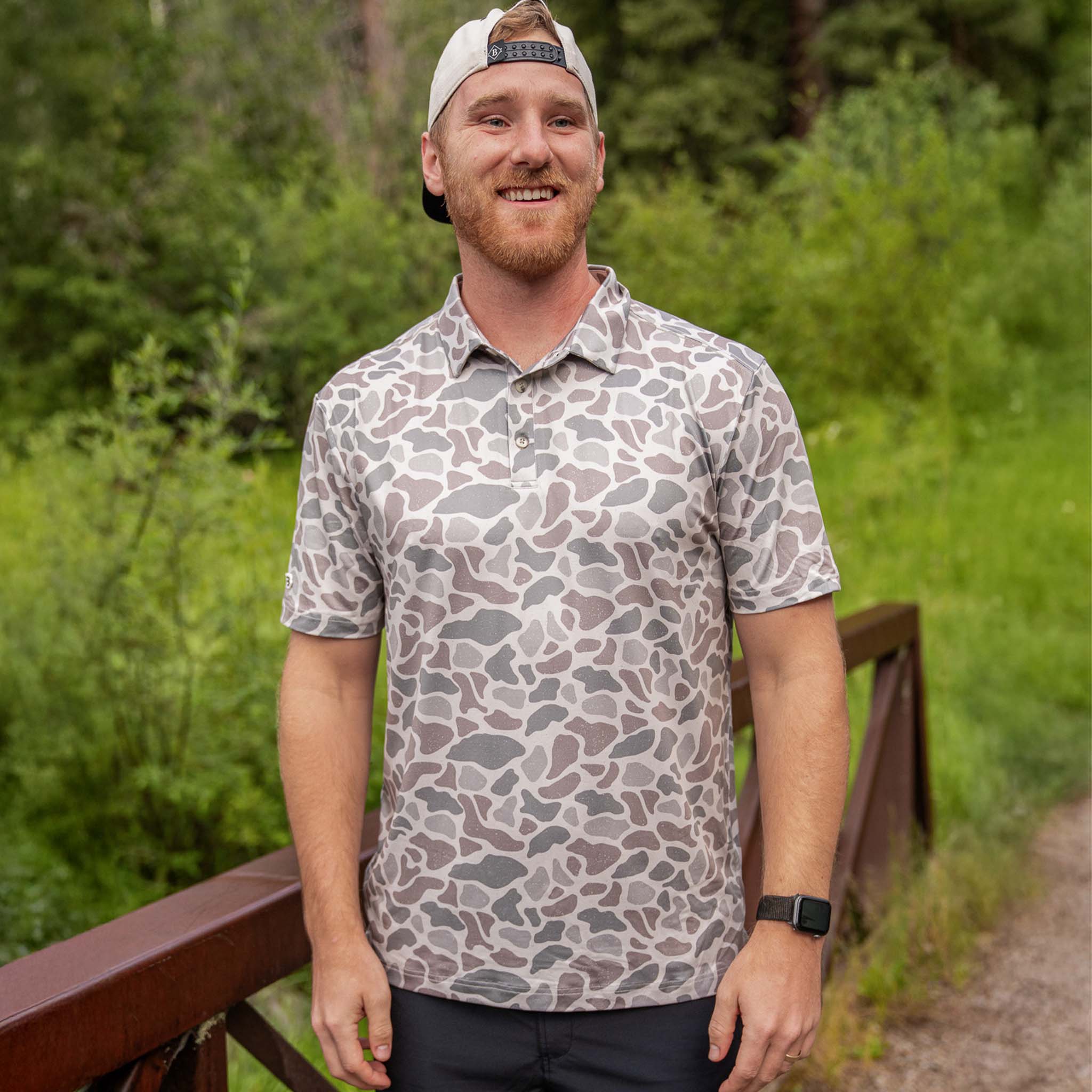 Classic Deer Camo Performance Polo - Image 4