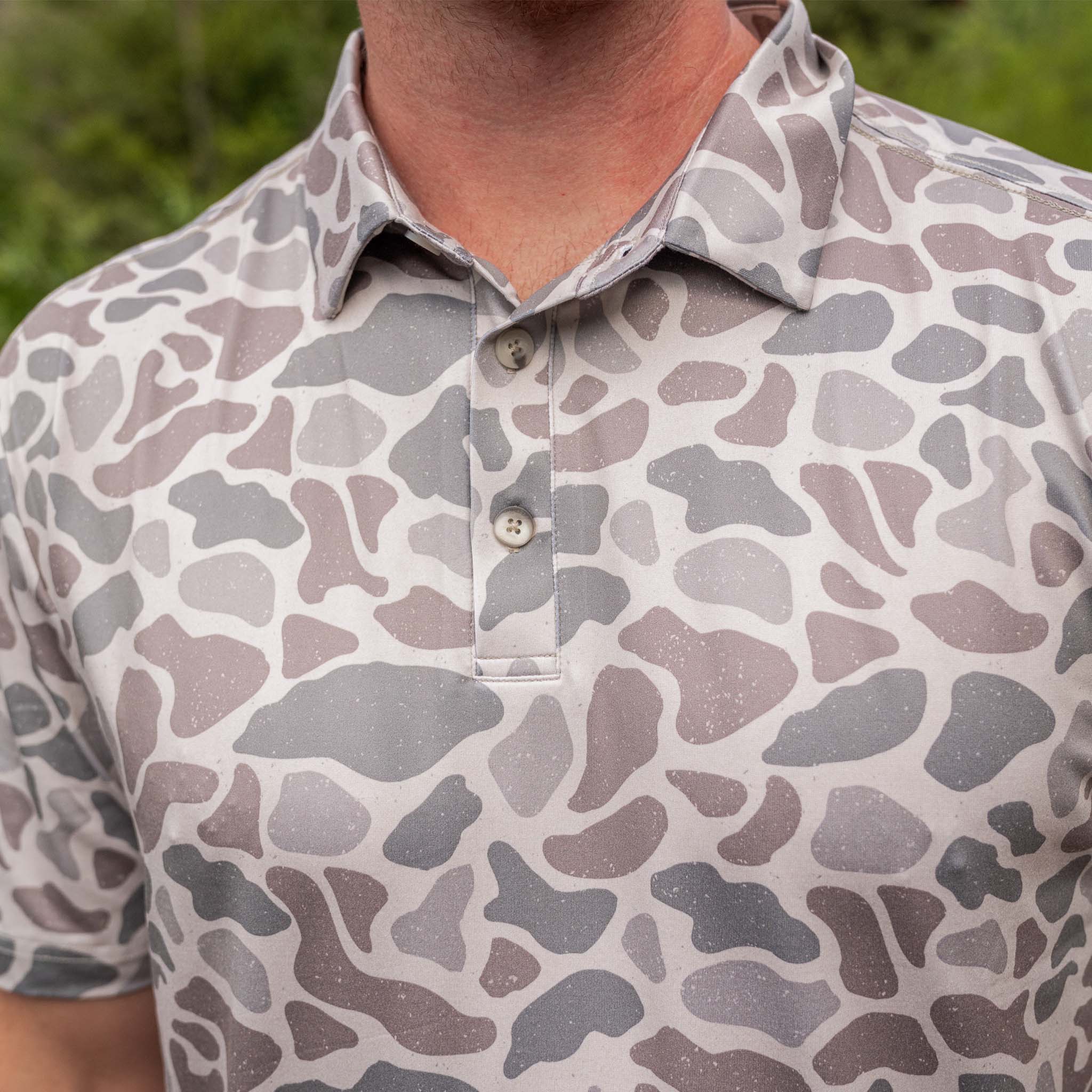 Classic Deer Camo Performance Polo - Image 5