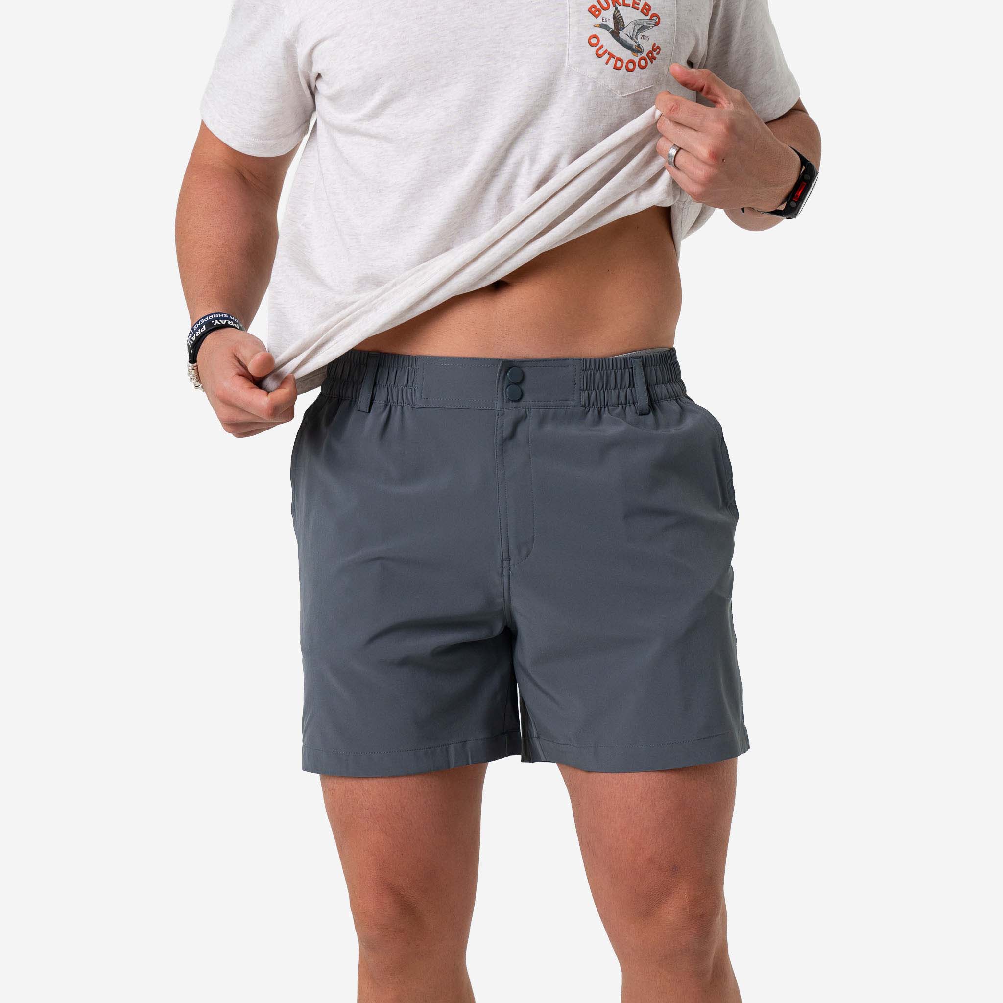 Everyday Shorts in Rock Grey