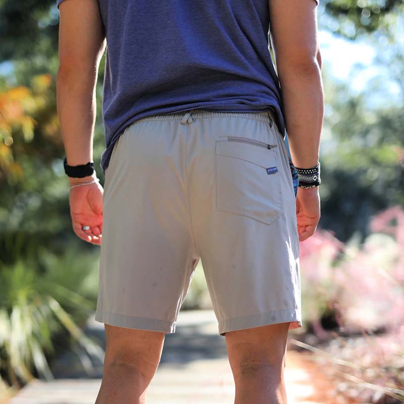 Men's Performance Shorts in Khaki and Aztec - Image 2