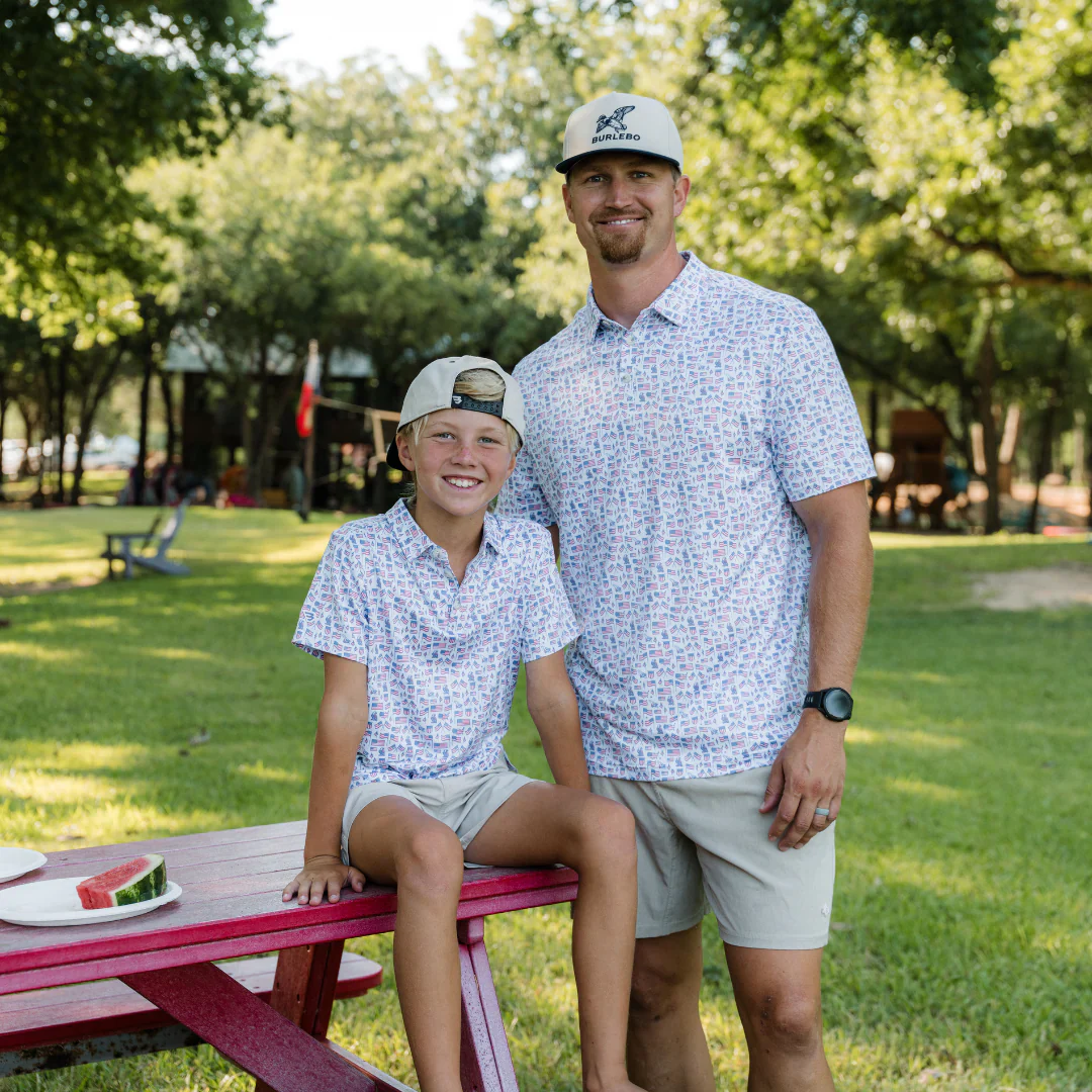 Old Glory Short Sleeve Performance Polo - Image 6