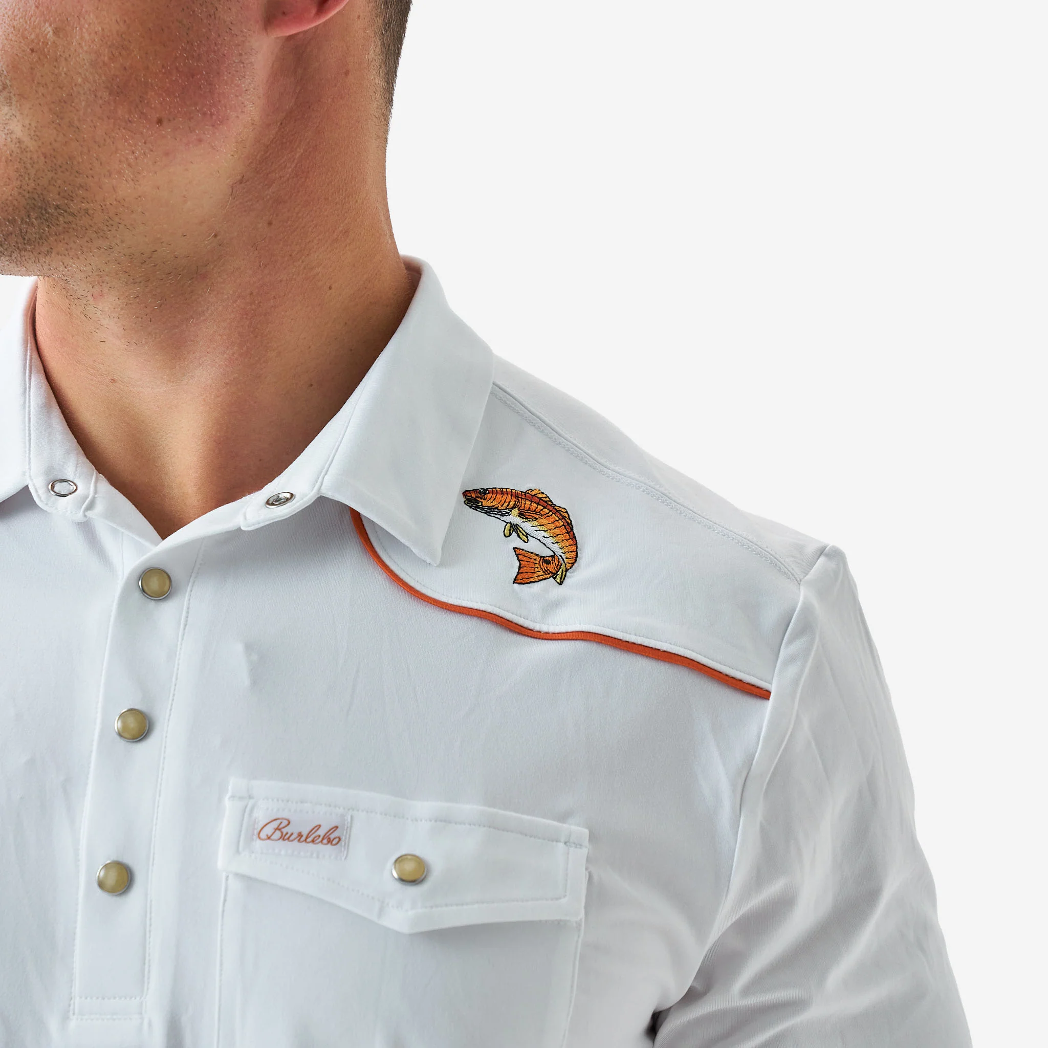 Redfish Performance Snap Polo - Image 2