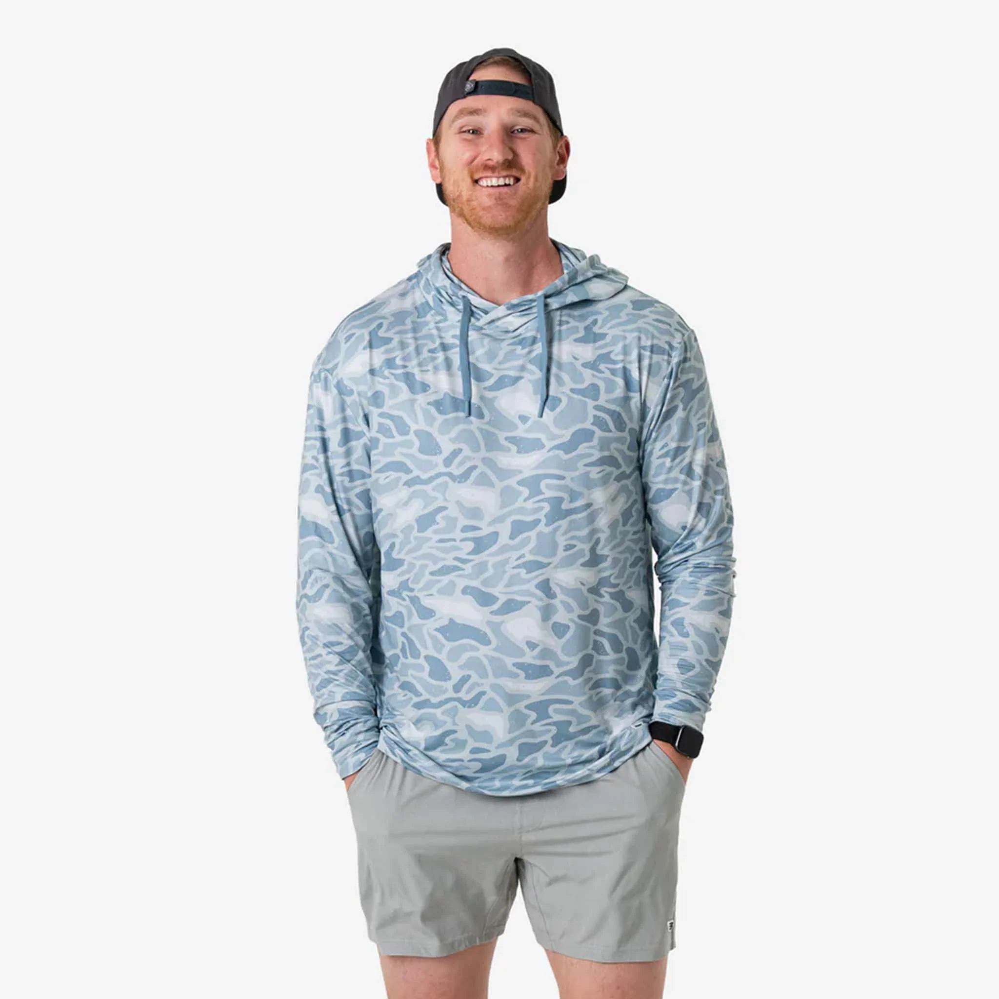 Seaside Camo Performance Hoodie - Image 3