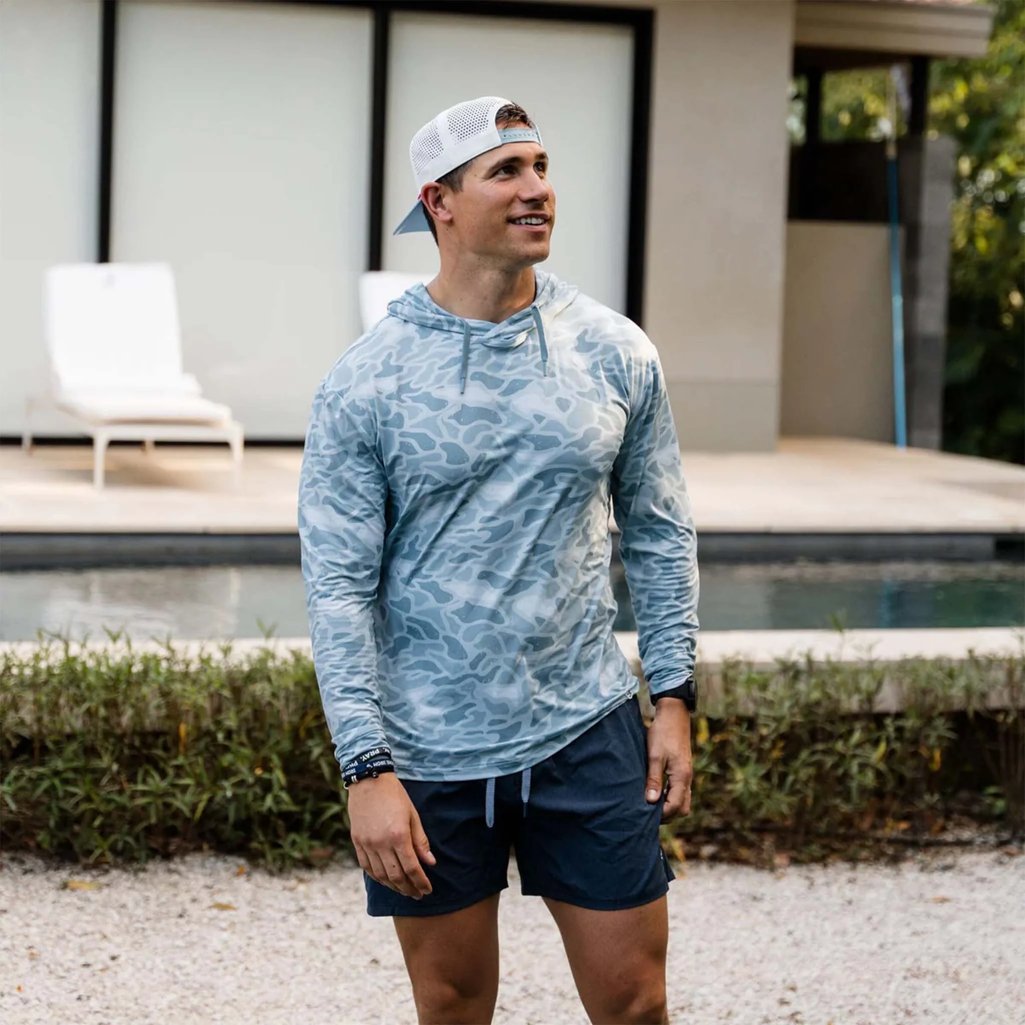 Seaside Camo Performance Hoodie - Image 5