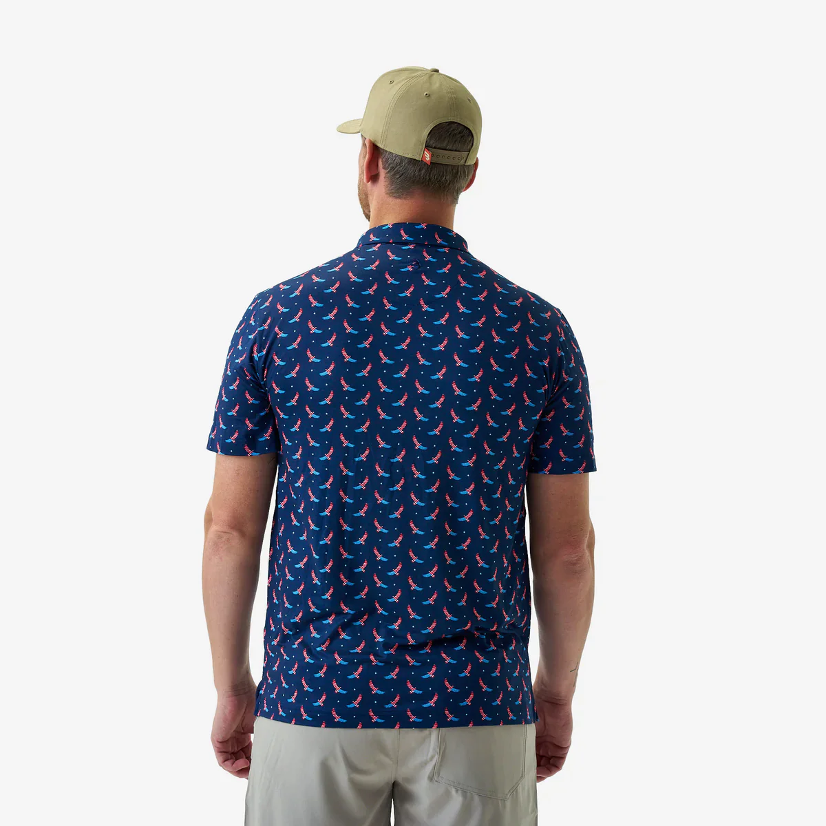 USA Eagle Short Sleeve Performance Polo - Image 5