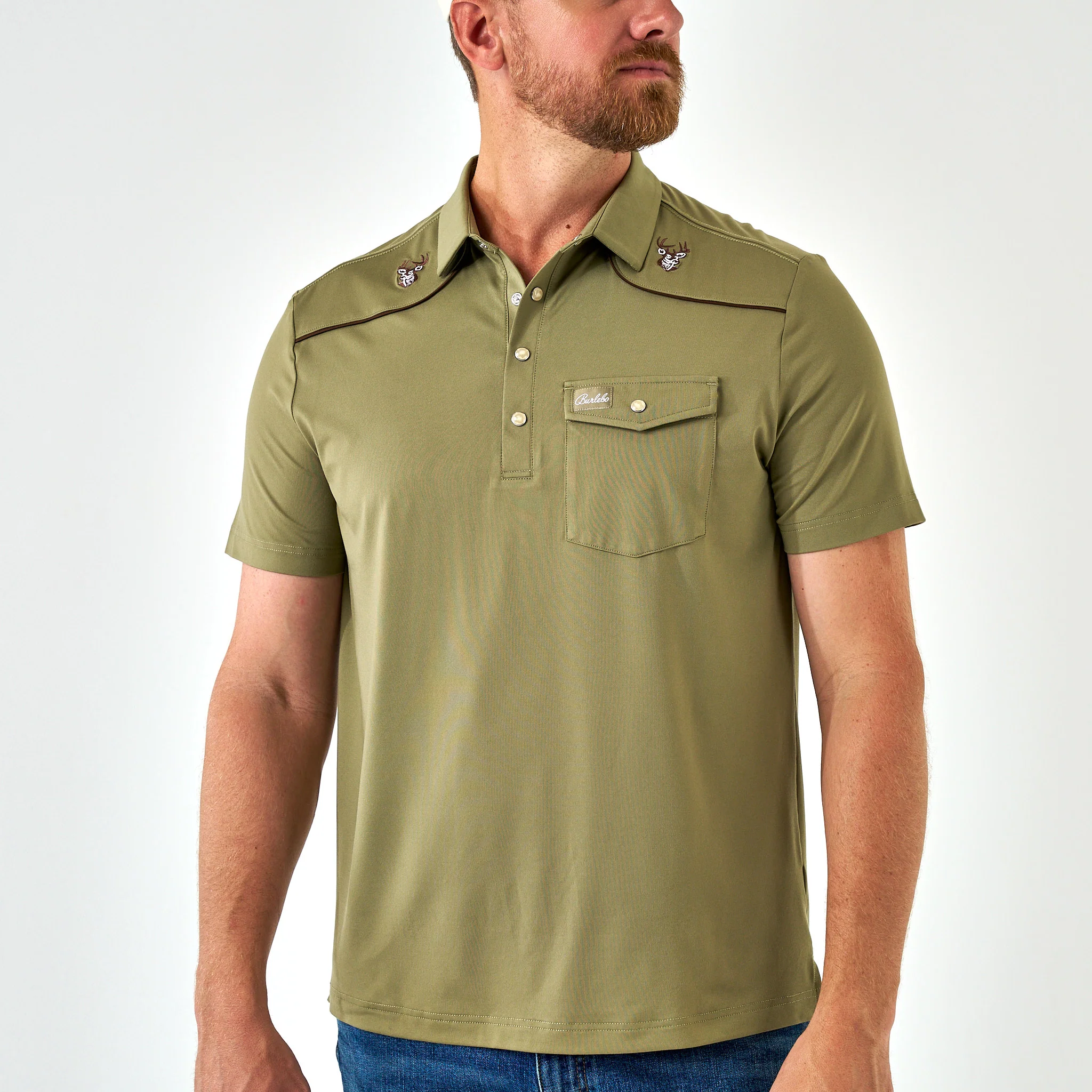 Whitetail Performance Snap Polo