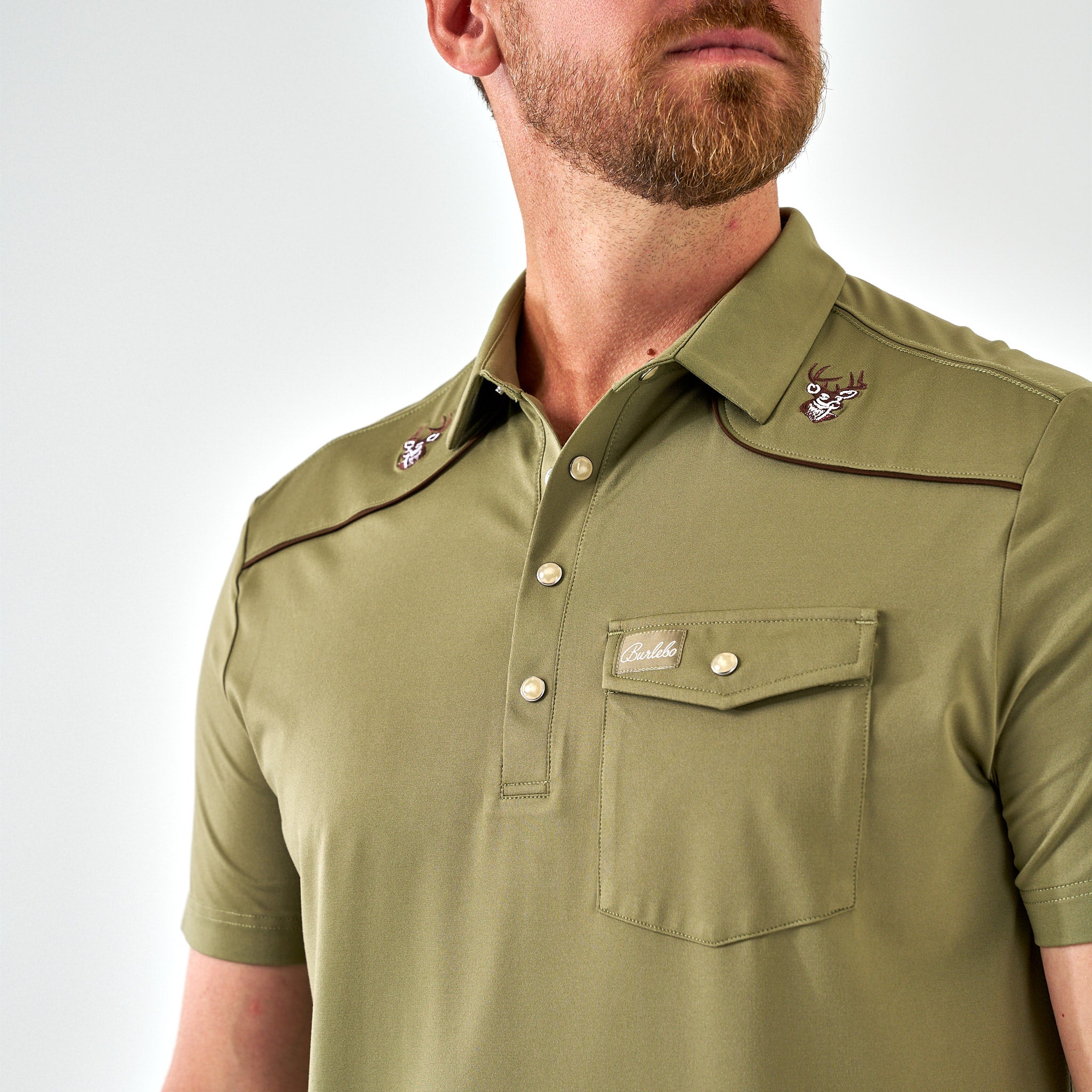 Whitetail Performance Snap Polo - Image 3