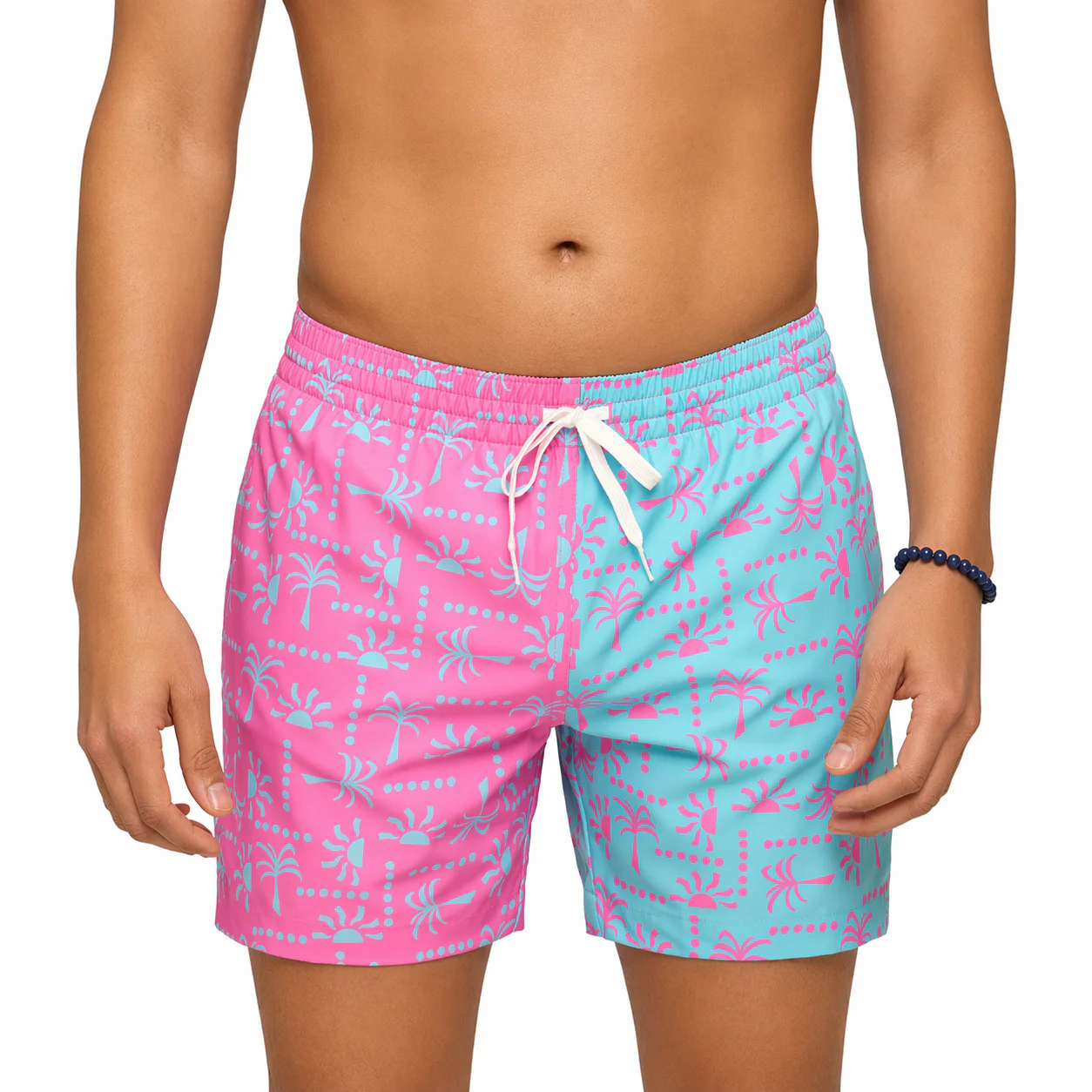 The Pacific Grid 5.5 Inch Lined Swim Shorts - Image 3