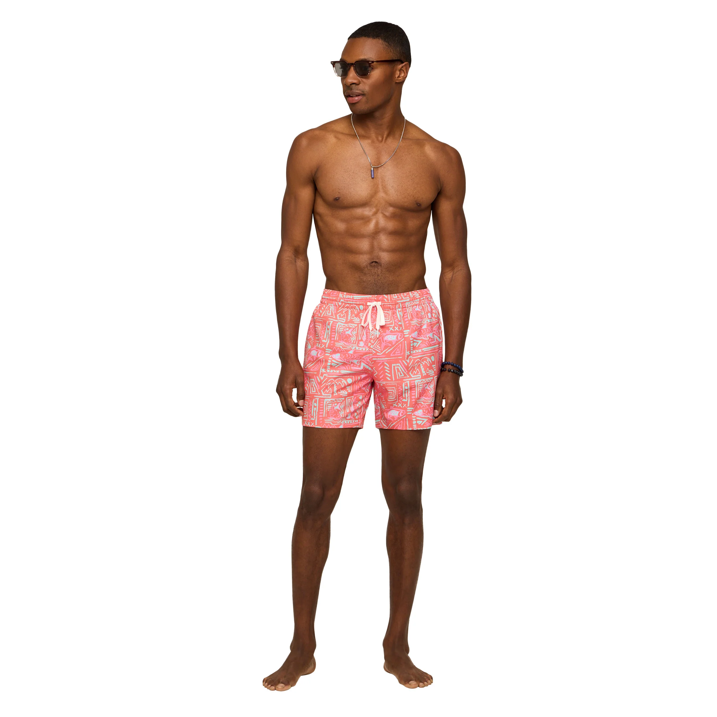 The Pyramid Poolside 5.5 Inch Lined Swim Shorts - Image 4