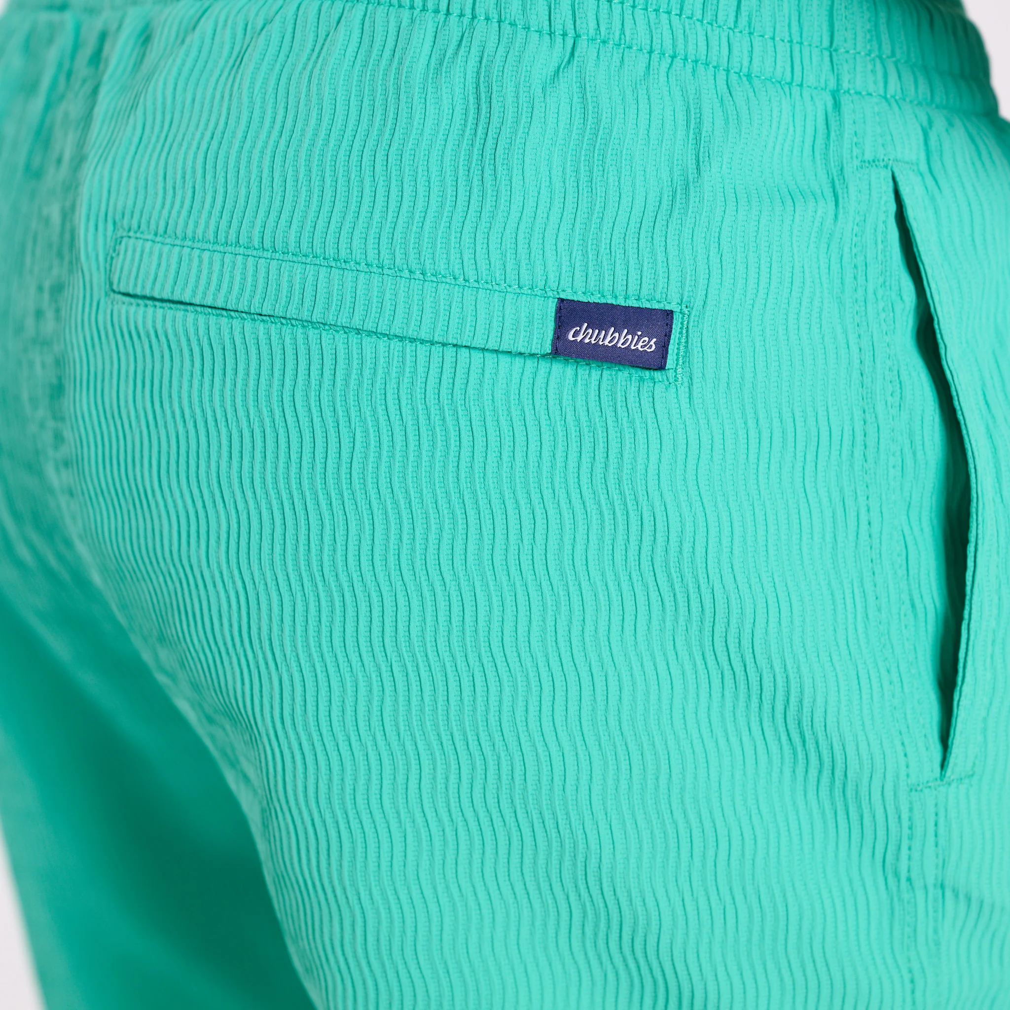 The Real Teals Textured 5.5 Inch Lined Swim Shorts - Image 2