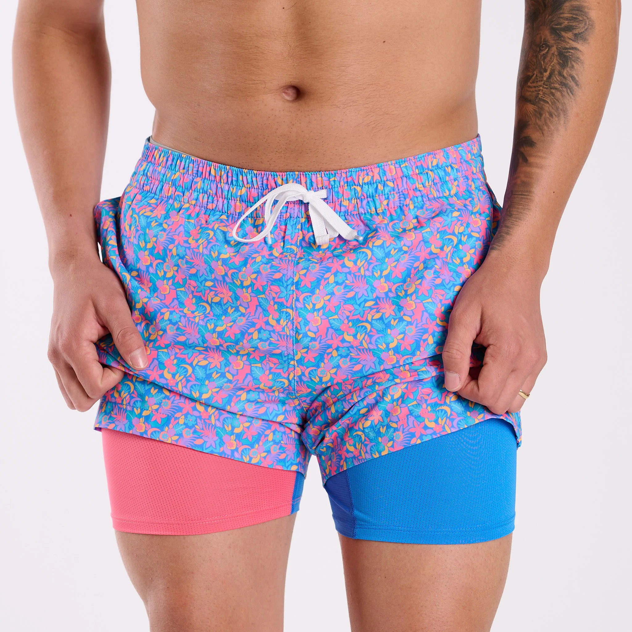The Spades 5.5 Inch Lined Swim Shorts