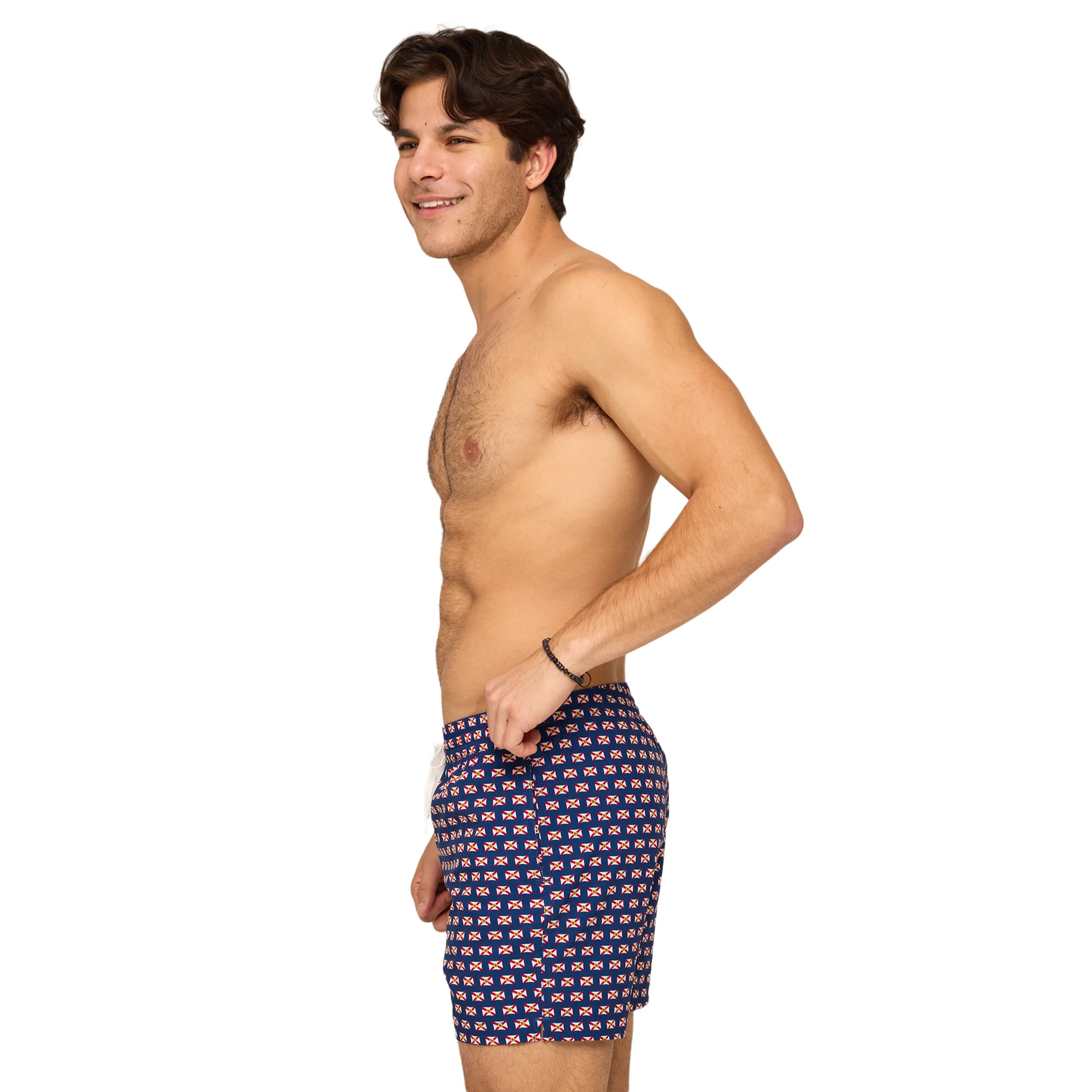 The Sunshine State Forida Flag 5.5 Inch Lined Swim Shorts - Image 6