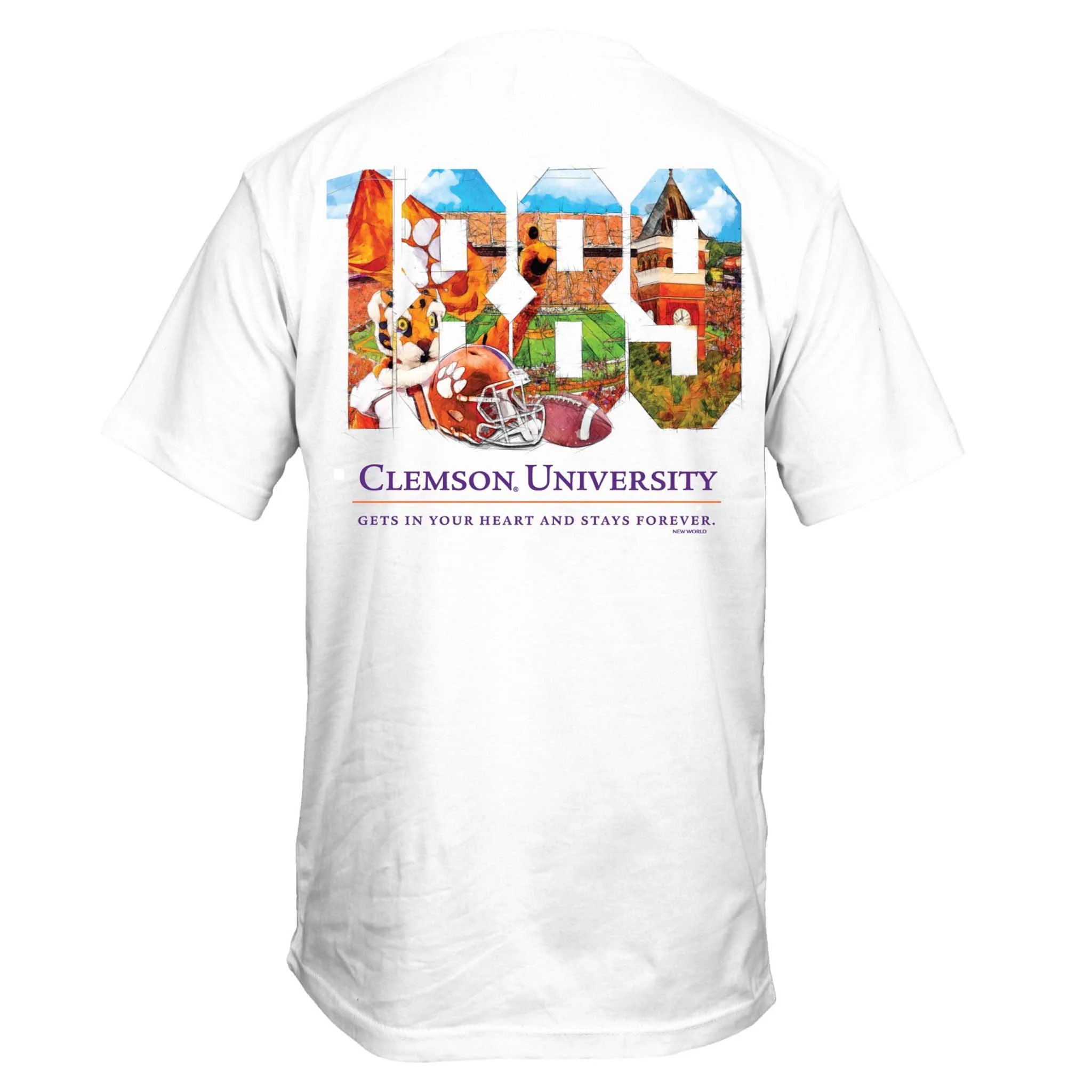 Clemson Est. in 1889 Short Sleeve T-Shirt