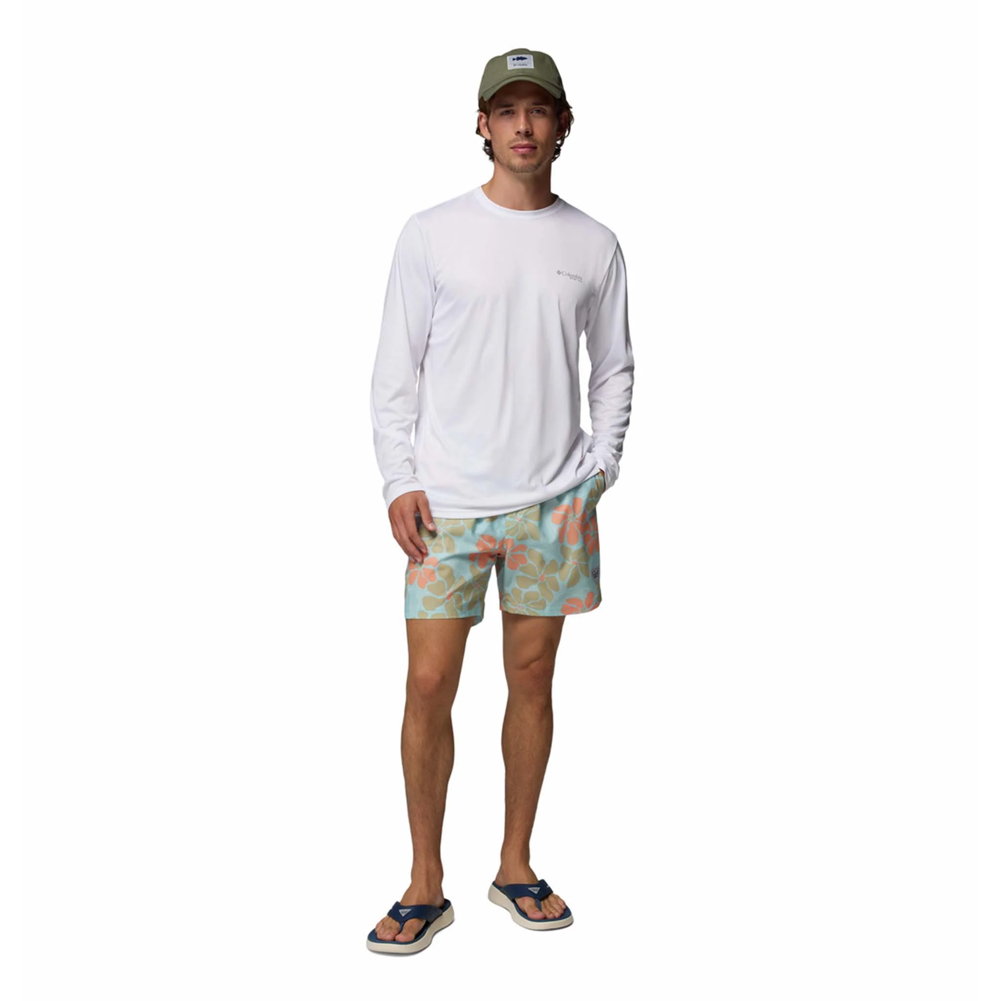 Men's Printed PFG Rambler™ 6" Swim Shorts - Image 12