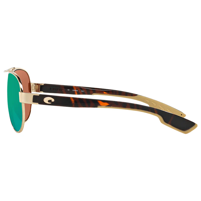 Loreto Rose Gold Frames with Green Mirrored Lens 580P - Image 3