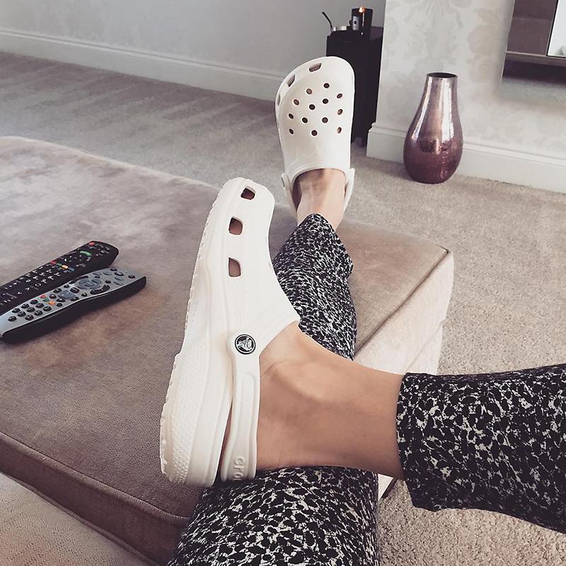 Adult Classic Clog in White - Image 8