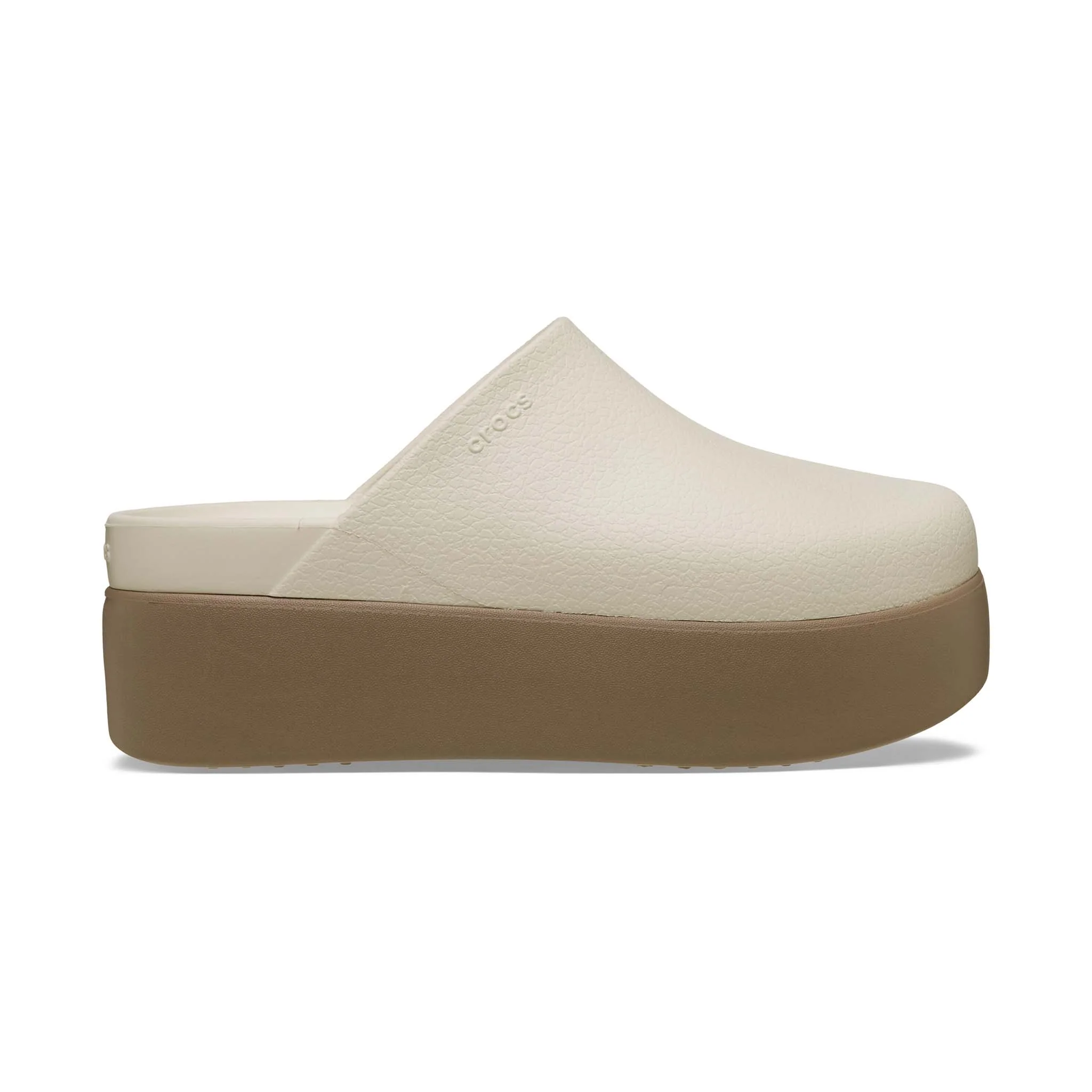 Dylan Platform Clog Slip-On Shoes in Frappe Latte - Image 4