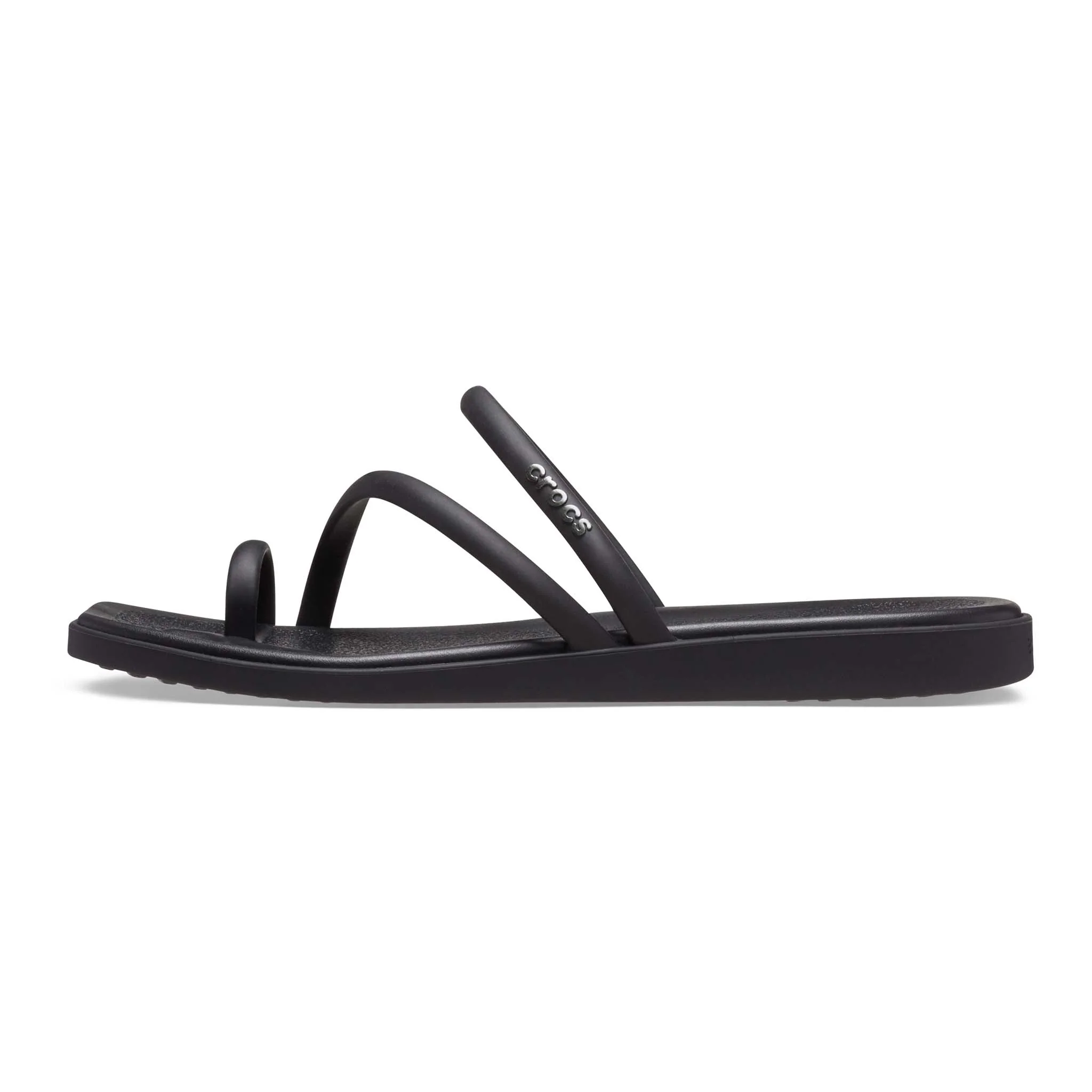 Miami Toe Loop Sandals in Black - Image 5