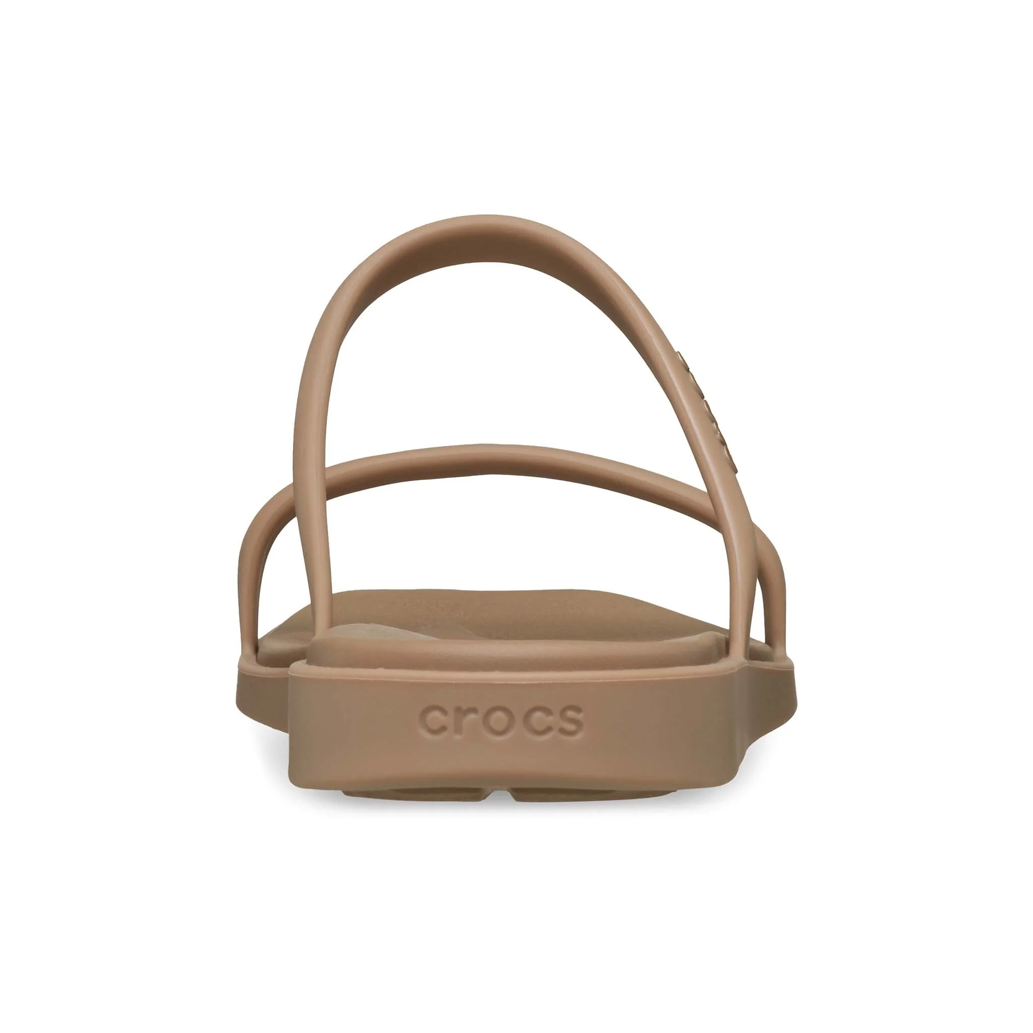Miami Two Strap Sandals in Milk Chocolate - Image 3