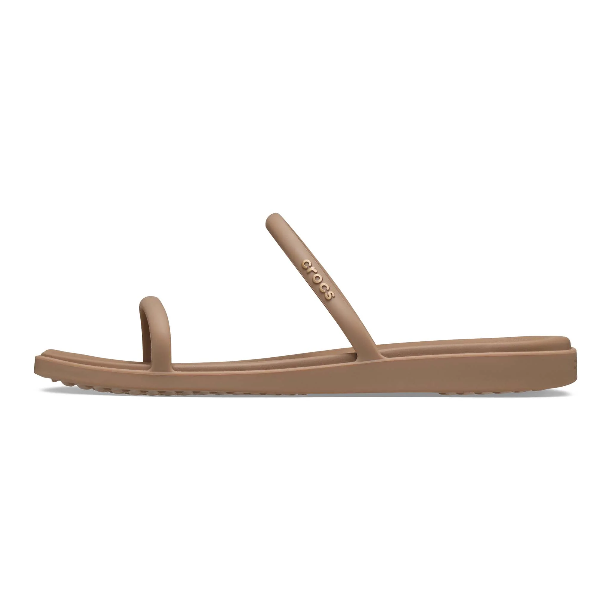 Miami Two Strap Sandals in Milk Chocolate - Image 5