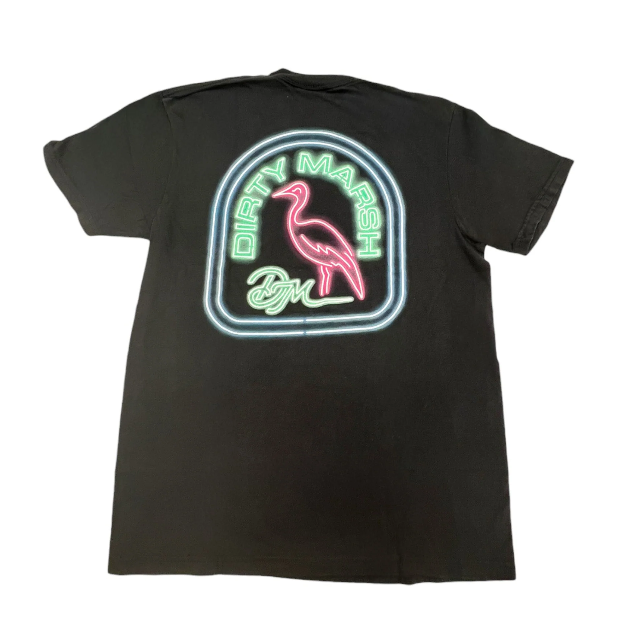 Neon Tombstone Short Sleeve T-Shirt in Black