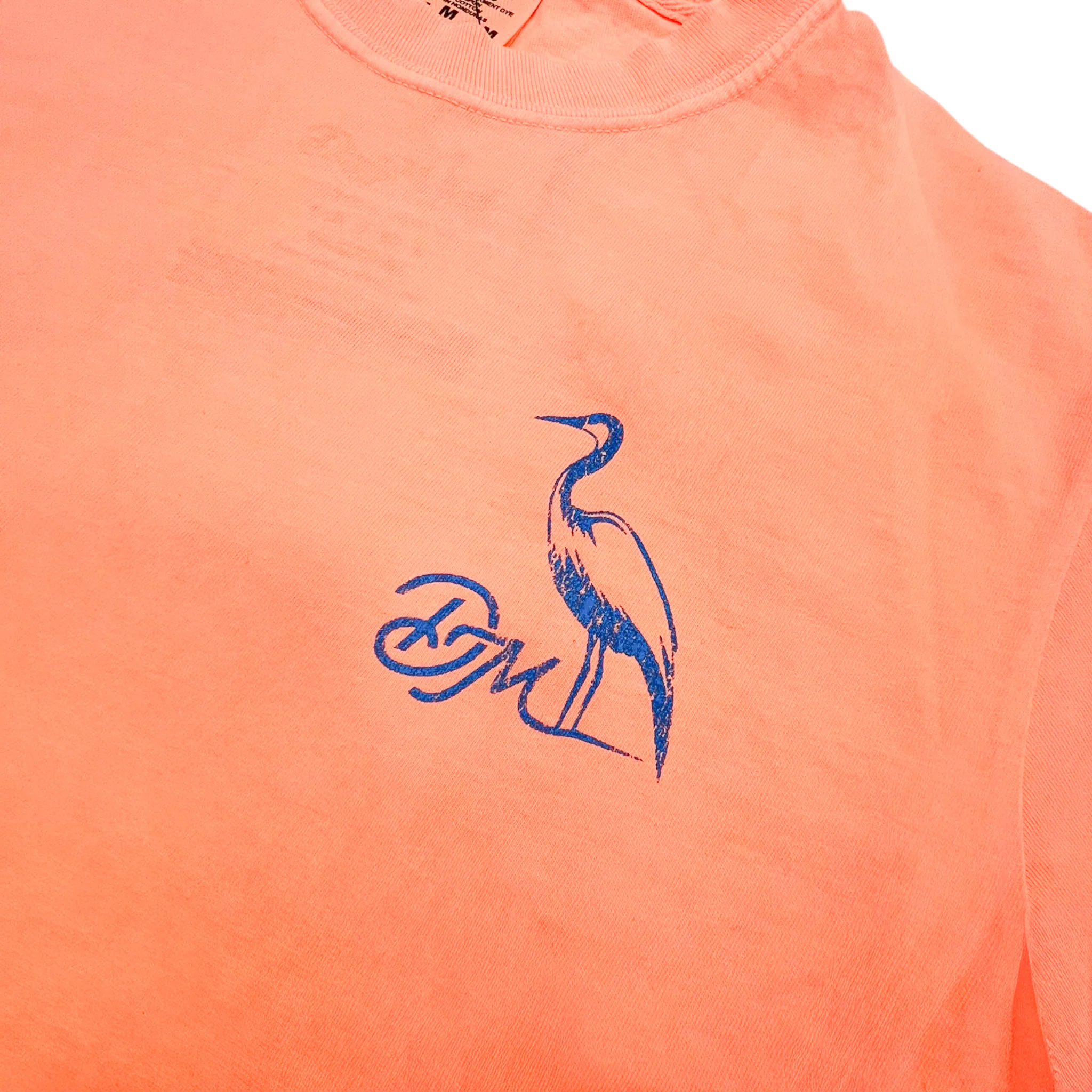 Neon Tombstone Short Sleeve T-Shirt in Neon Cantalope - Image 4