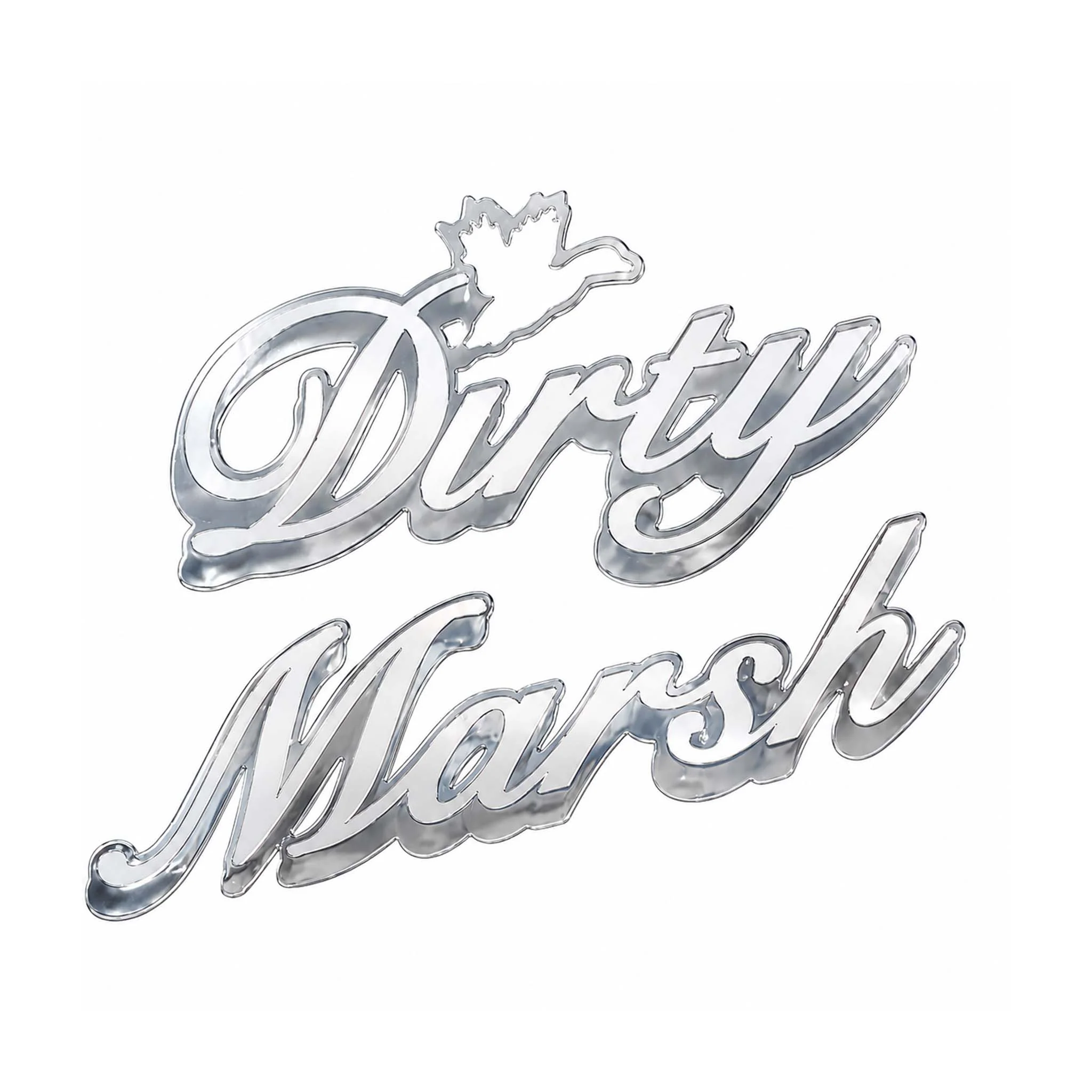 Dirty Marsh Chrome 10in Decal