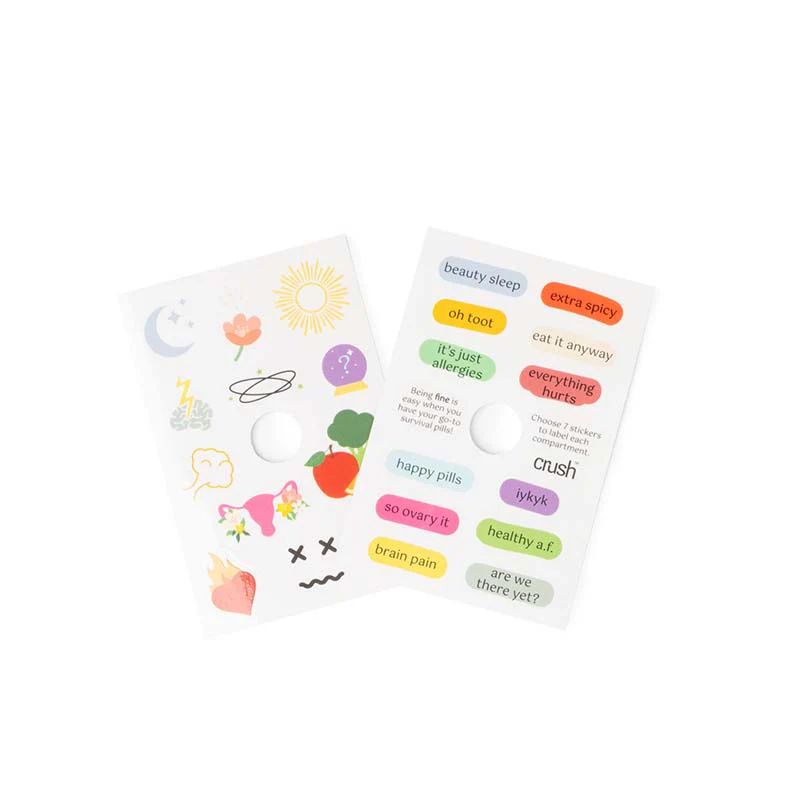 Assorted Color Everything Is Fine Pill Organizer - Image 4