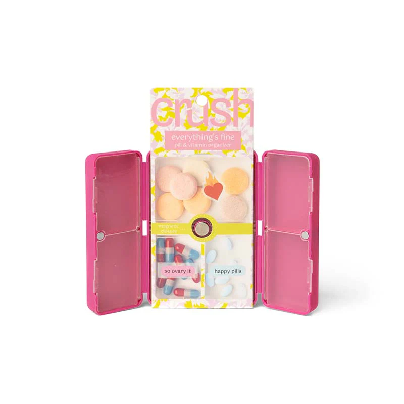 Assorted Color Everything Is Fine Pill Organizer - Image 5