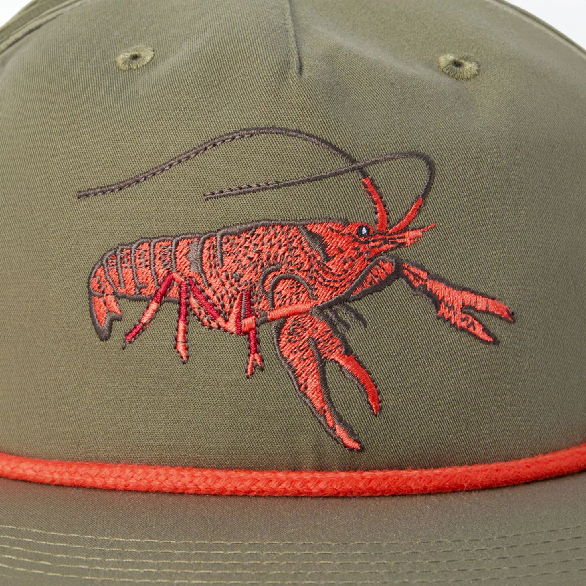 Crawfish Grandpa Hat in Military Green - Image 2