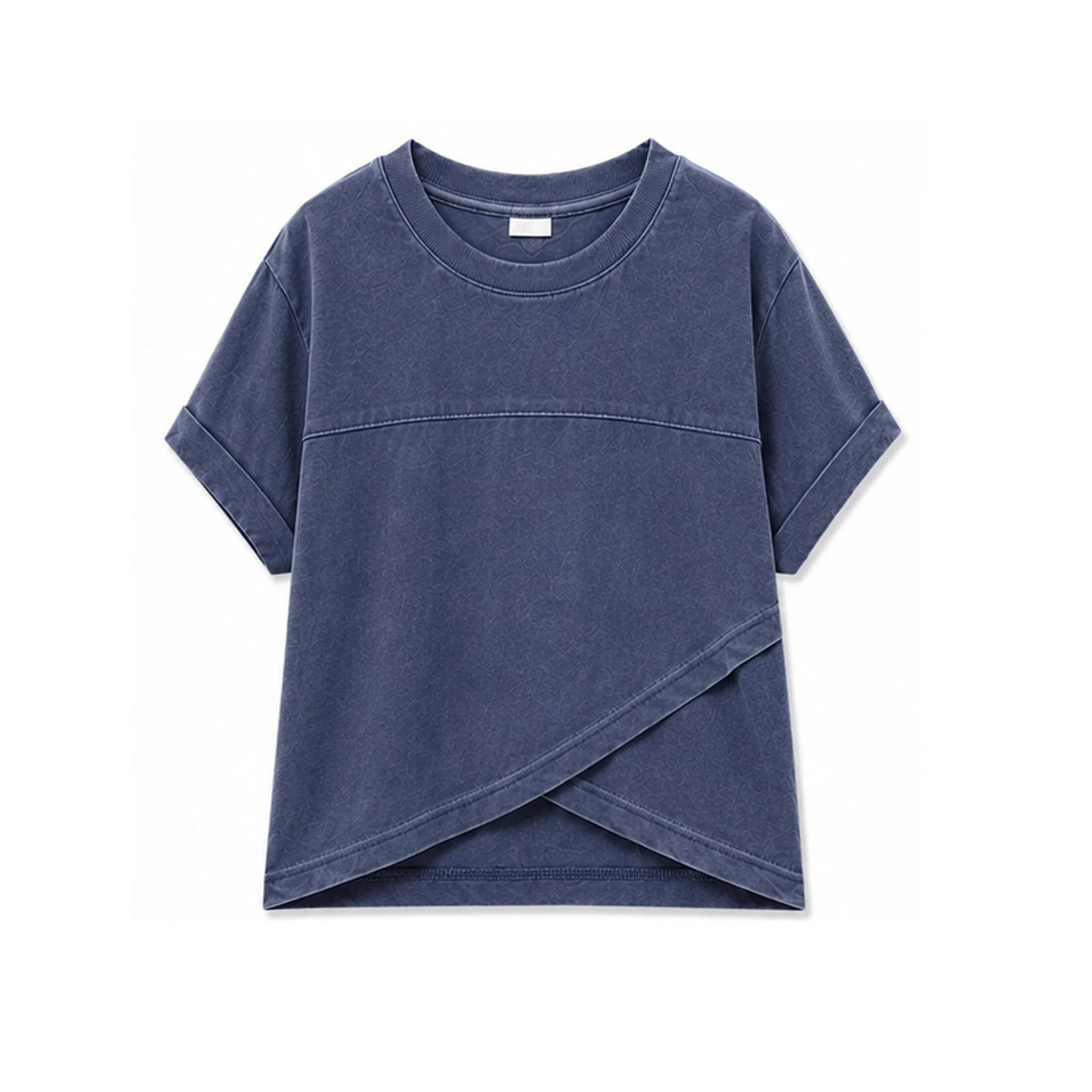Youth Tulip Hem Short Sleeve Crossover Top - Image 9