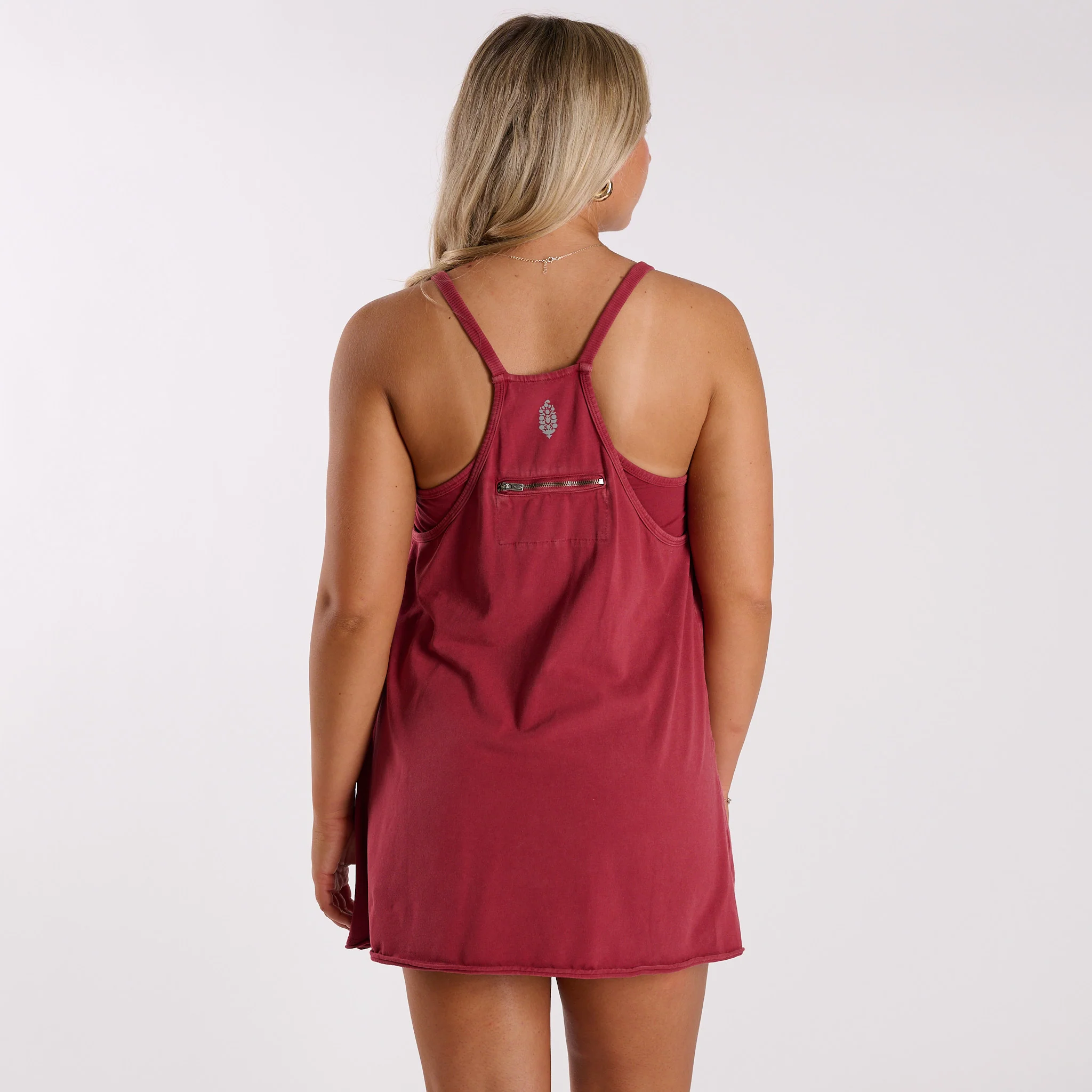 FP Movement Hot Shot Mini Dress in Brick - Image 4