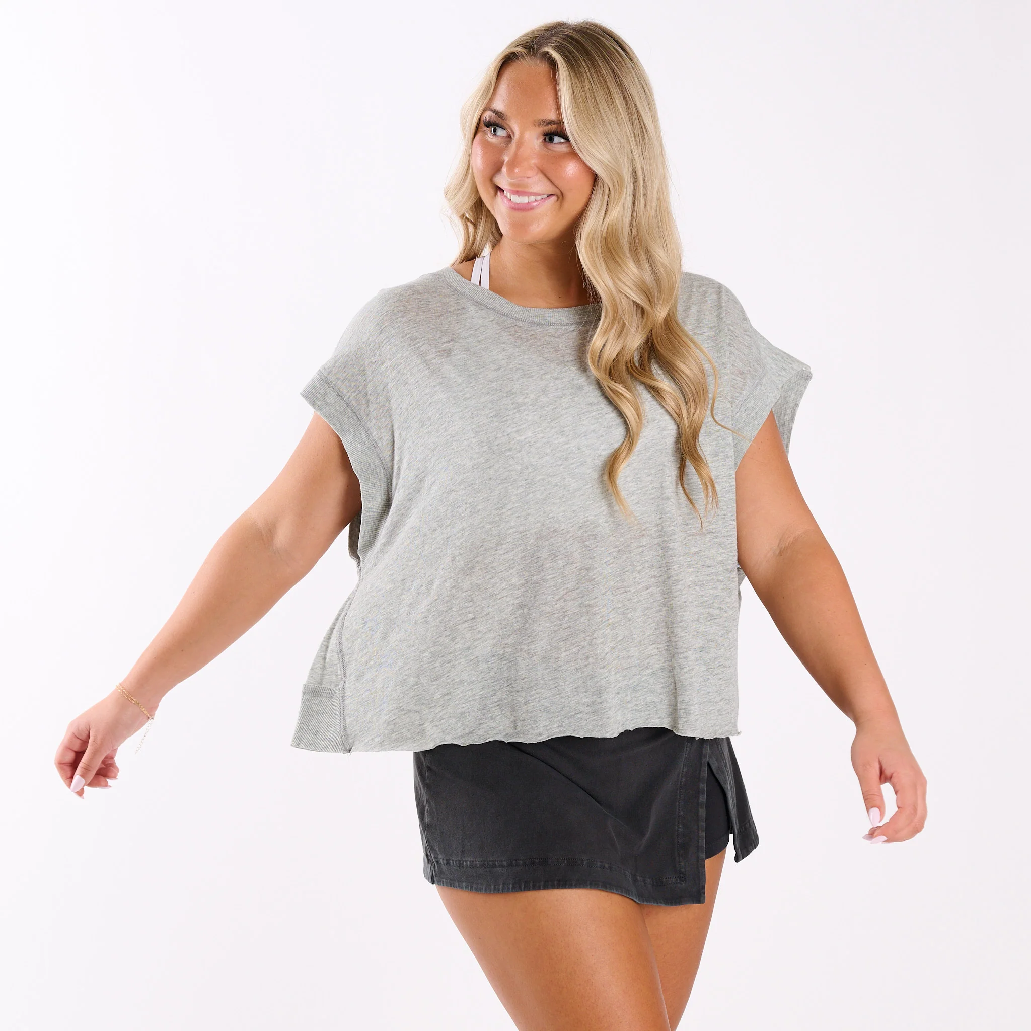 FP Movement Hot Shot Mini Skort in Black - Image 5