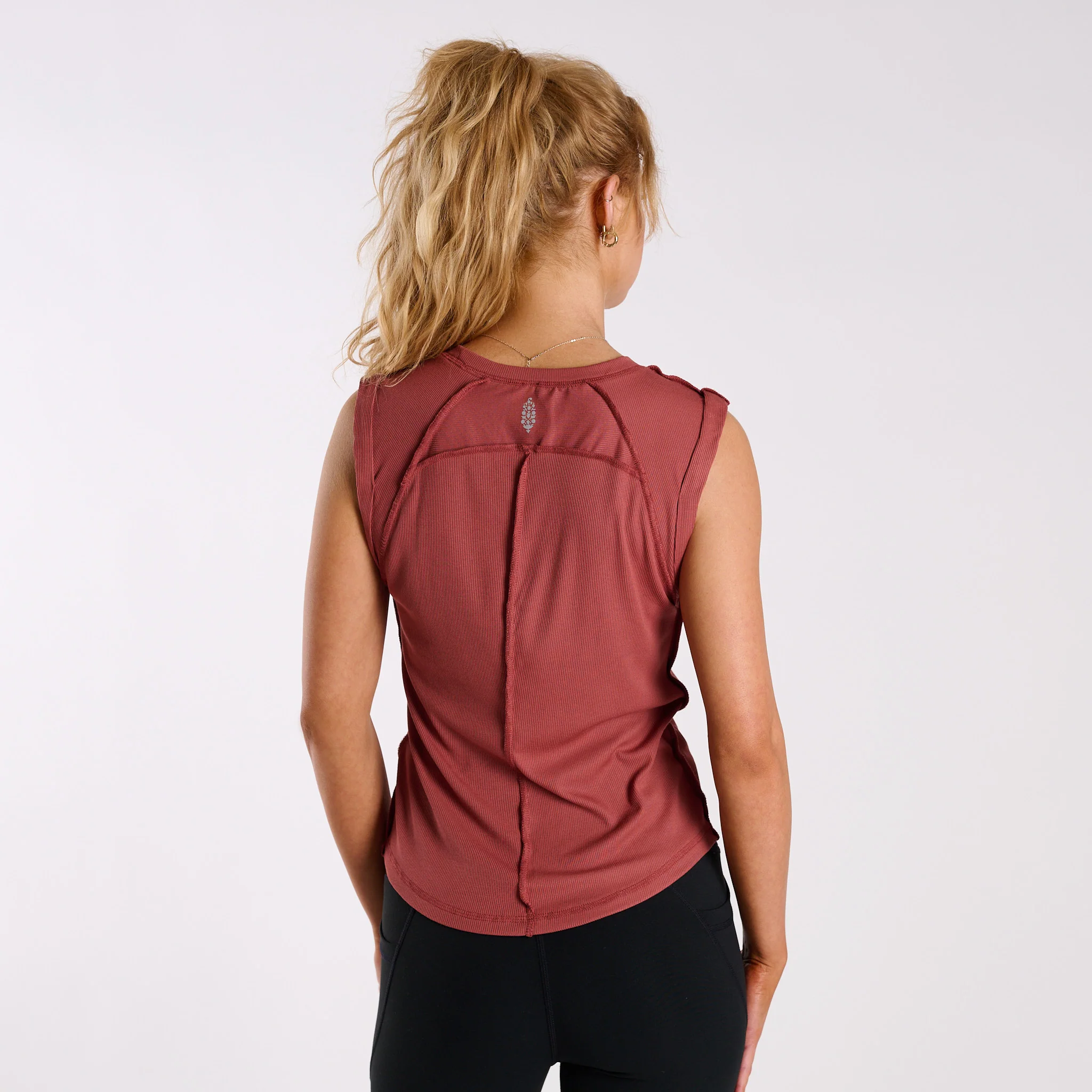 FP Movement Love My Twist Muscle Tank in Fried Clay - Image 7