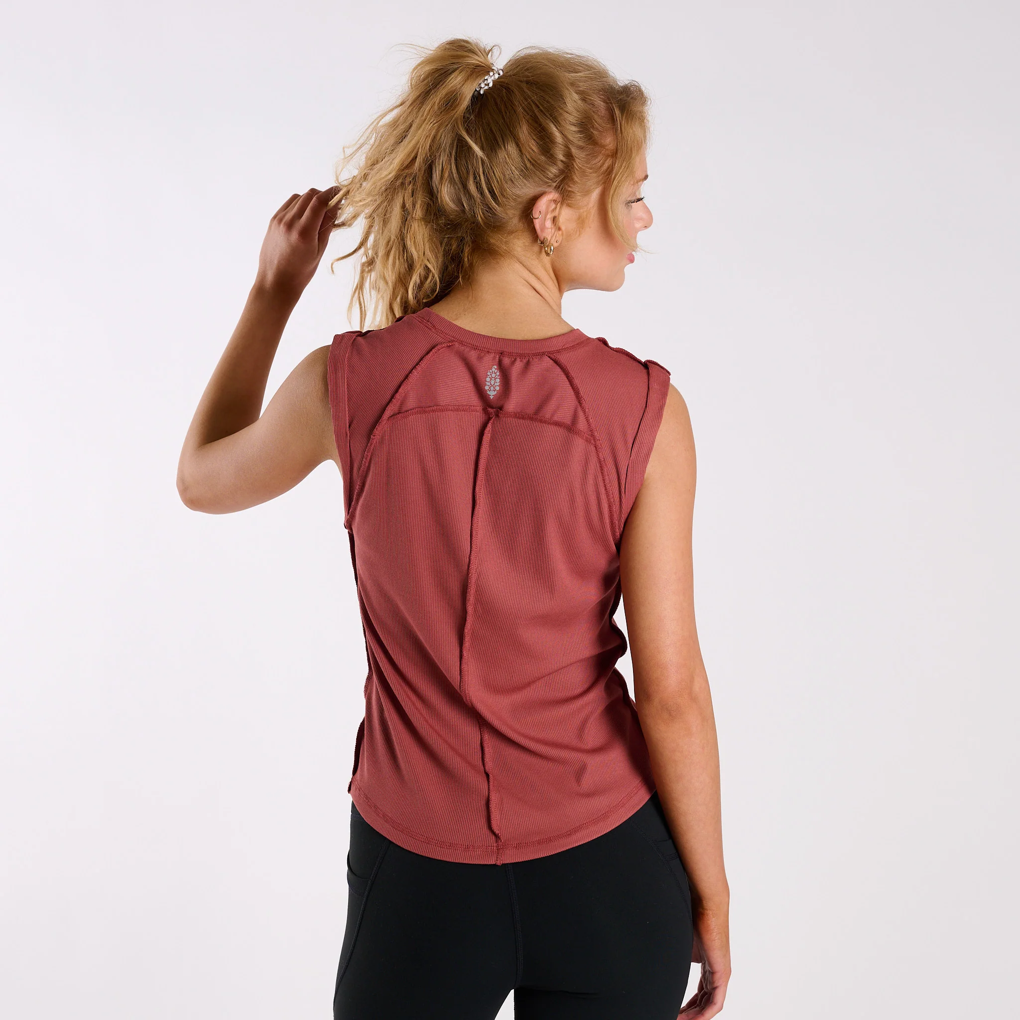 FP Movement Love My Twist Muscle Tank in Fried Clay - Image 8