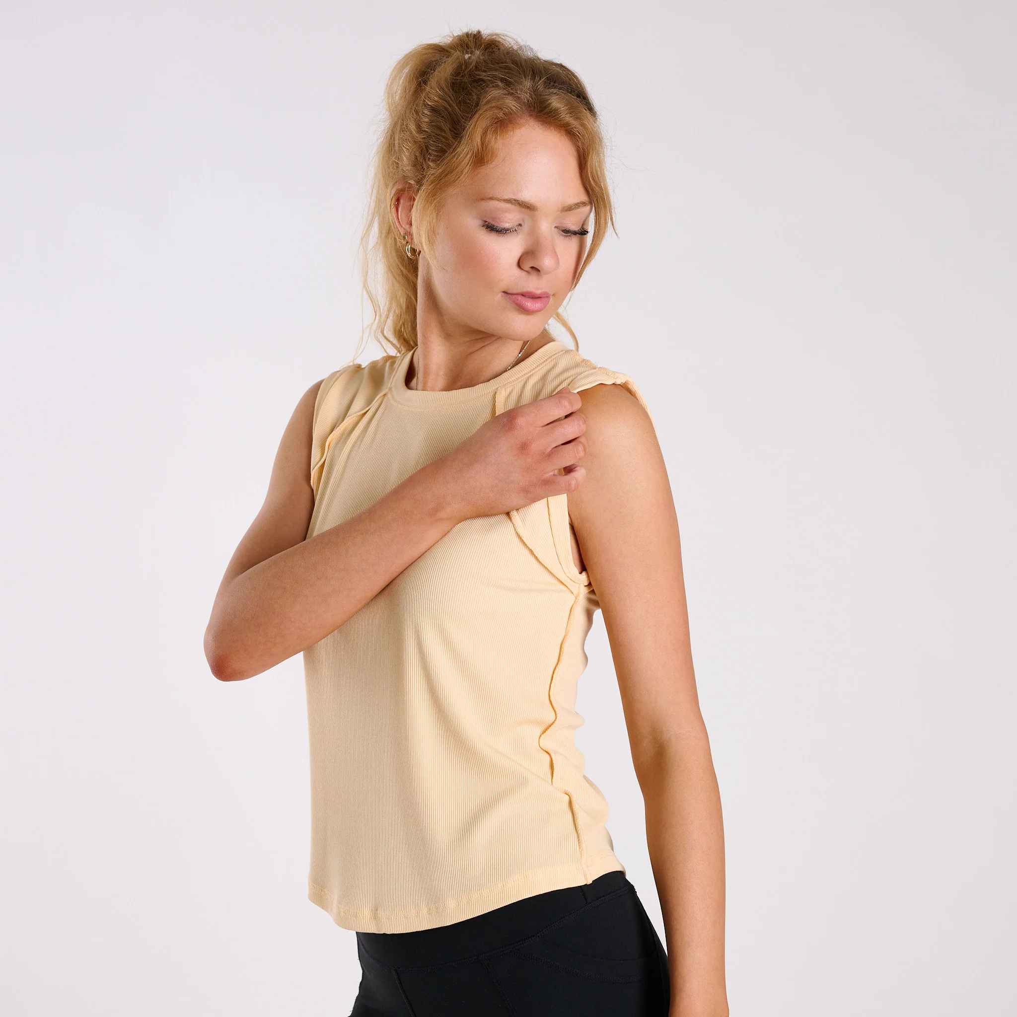 FP Movement Love My Twist Muscle Tank in Pina Colada - Image 4